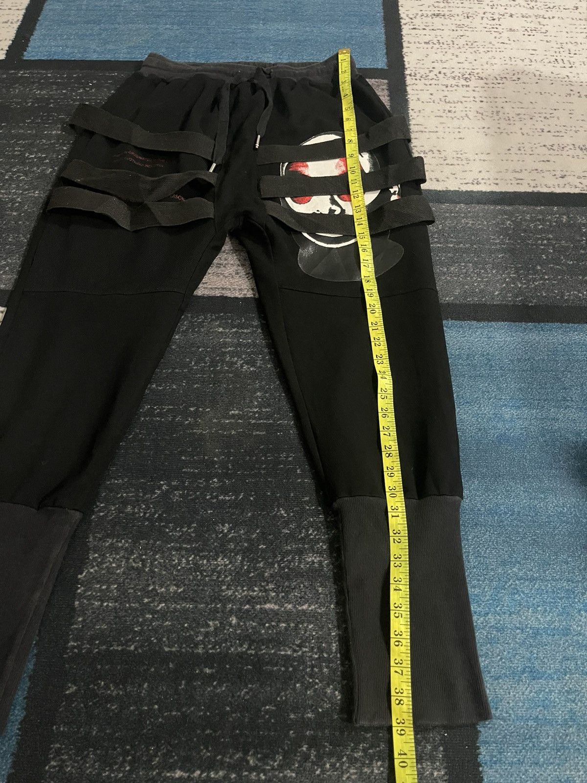 Seditionaries Smoking Time Bondage Skull Jogger Pants Size US 29 - 18 Thumbnail