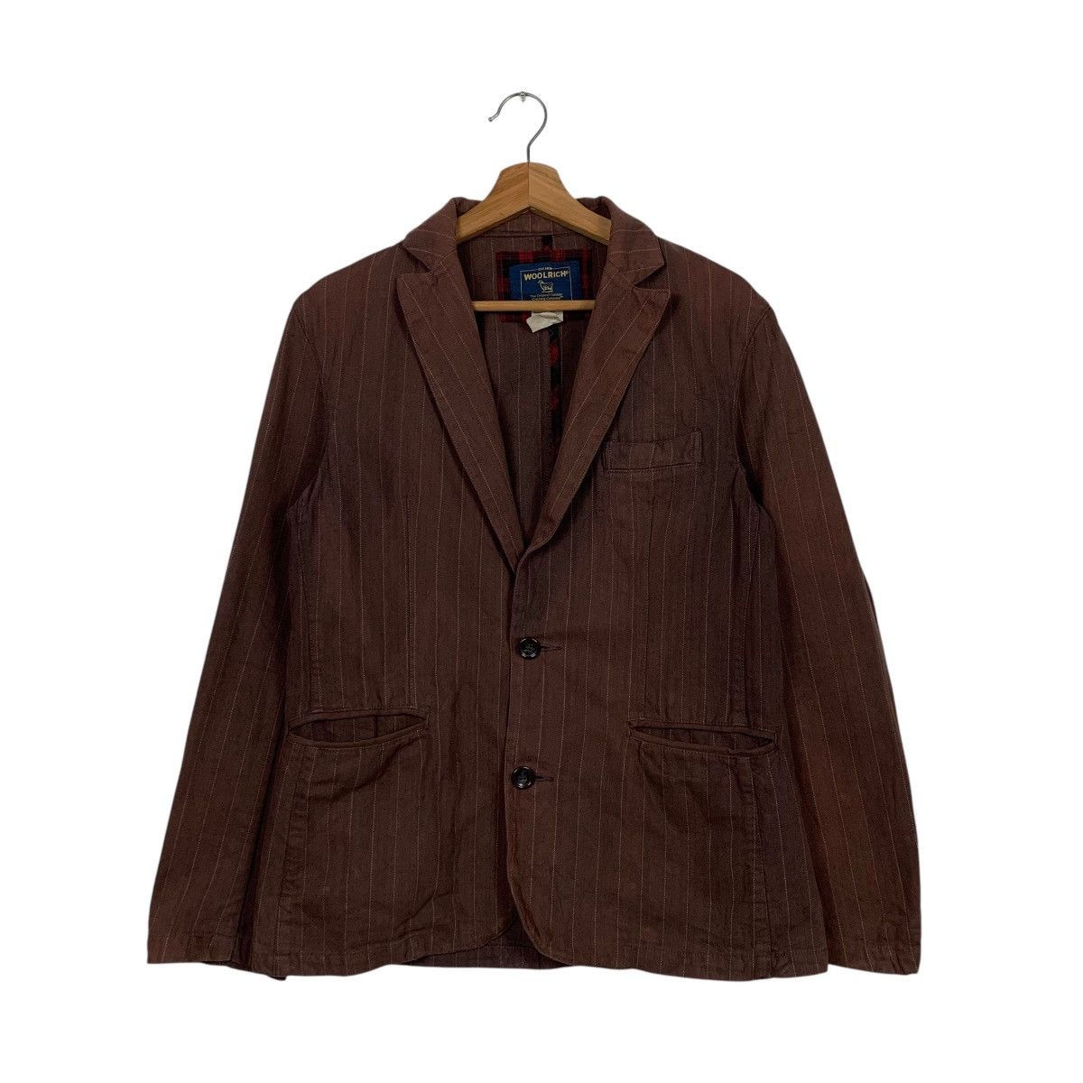Woolrich Woolen Mills Woolrich Stripe Casual Jacket Size US M / EU 48-50 / 2 - 1 Thumbnail