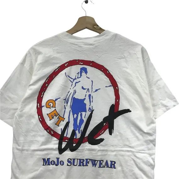 Vintage Vtg 90’ MICHAEL HEMINGS SURFING Mojo Tee Shirt Surfwear Size US S / EU 44-46 / 1 - 5 Thumbnail