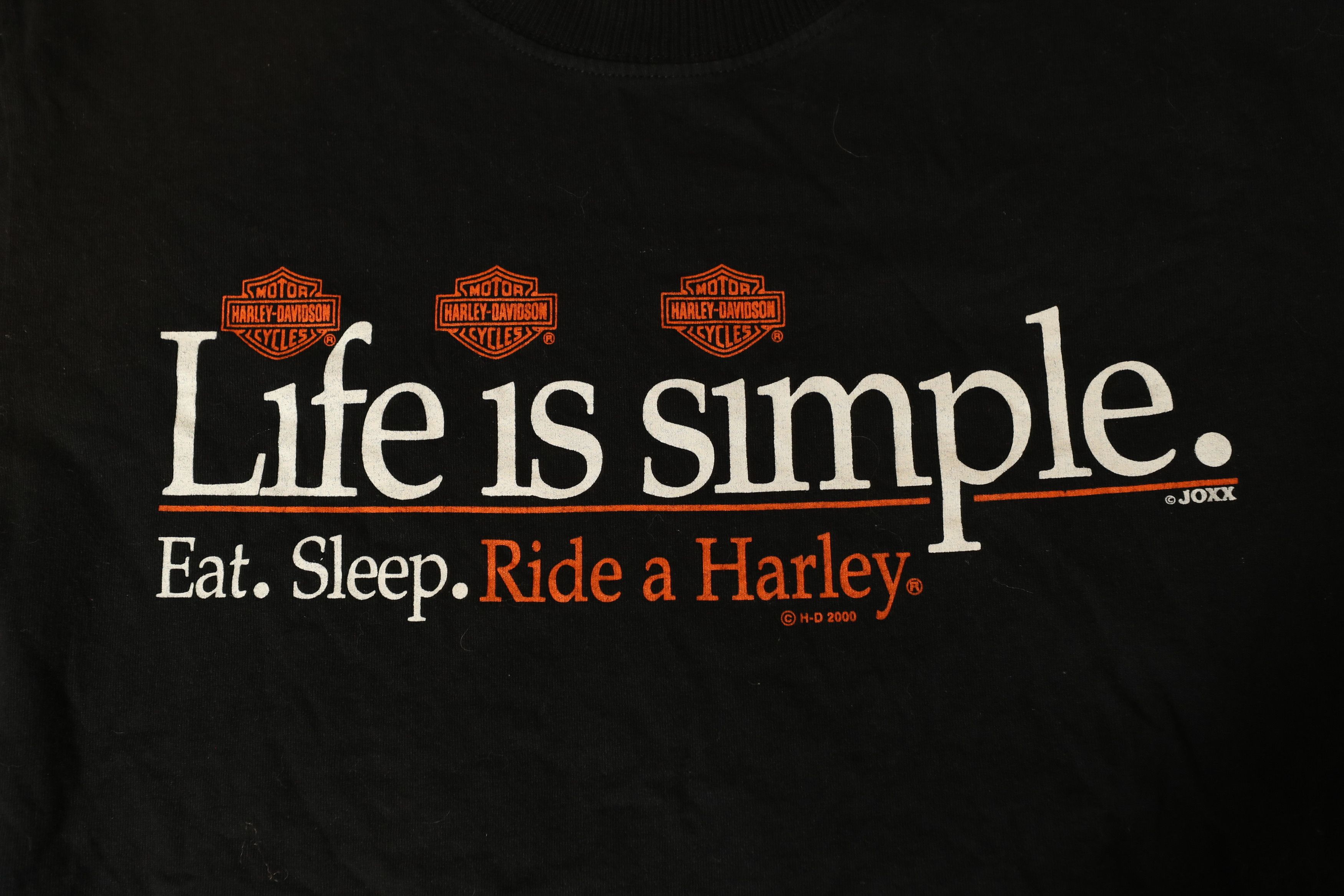 Harley Davidson Harley Davidson 2000 Eat Sleep Ride a Harley Banff Tee (M) Size US M / EU 48-50 / 2 - 4 Thumbnail