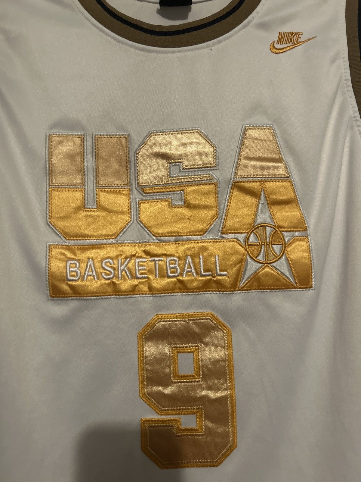 Nike Jordan Gold Olympic Jersey L Size US L / EU 52-54 / 3 - 4 Thumbnail