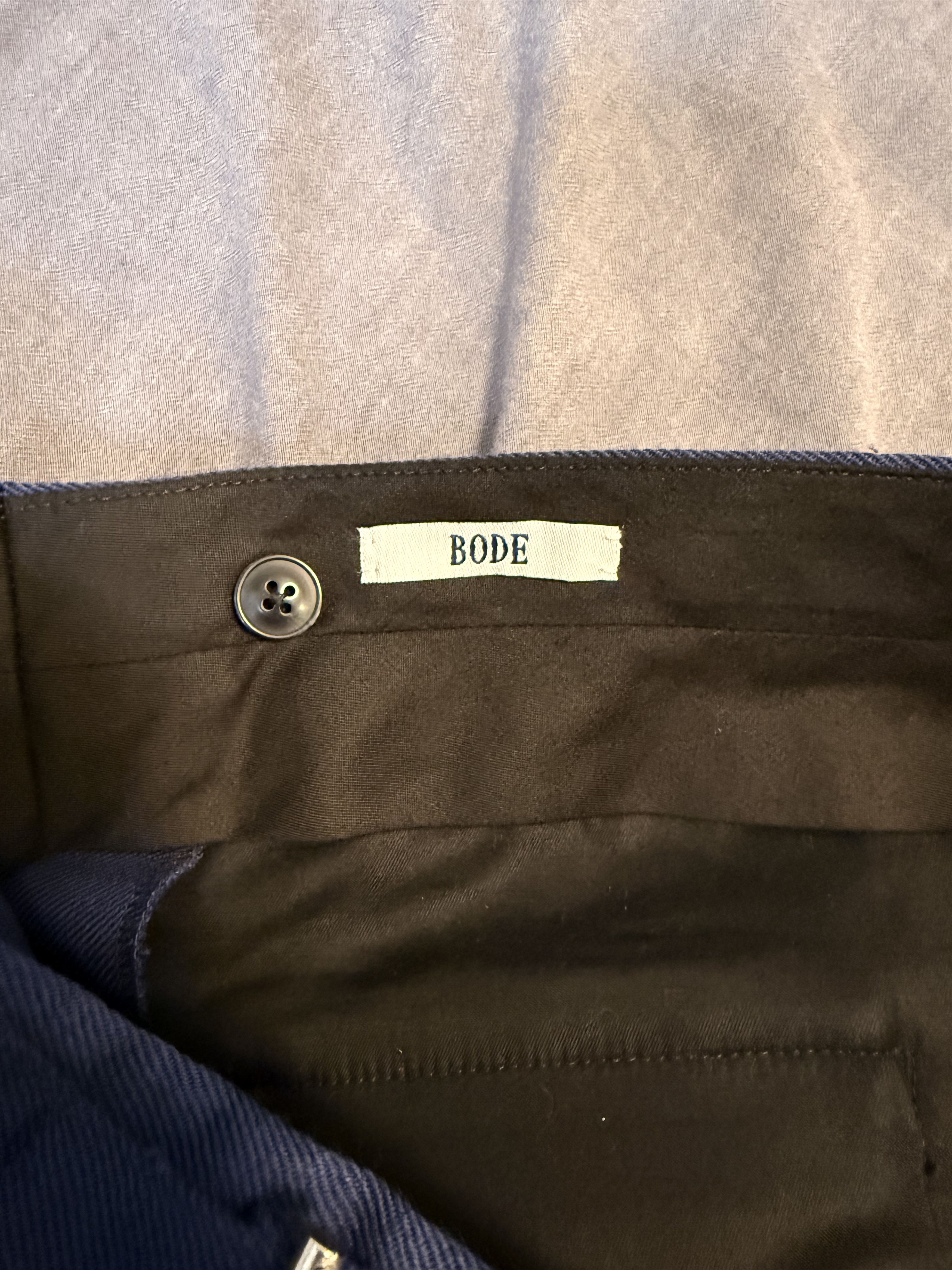 Bode Bode Pony Applique Trouser Navy Size US 30 / EU 46 - 6 Thumbnail