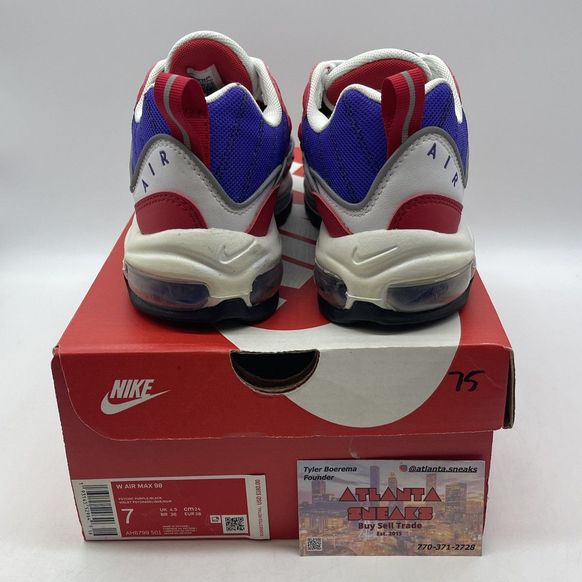Nike Wmns air max 98 raptors alternative Size US 7 / IT 37 - 3 Thumbnail