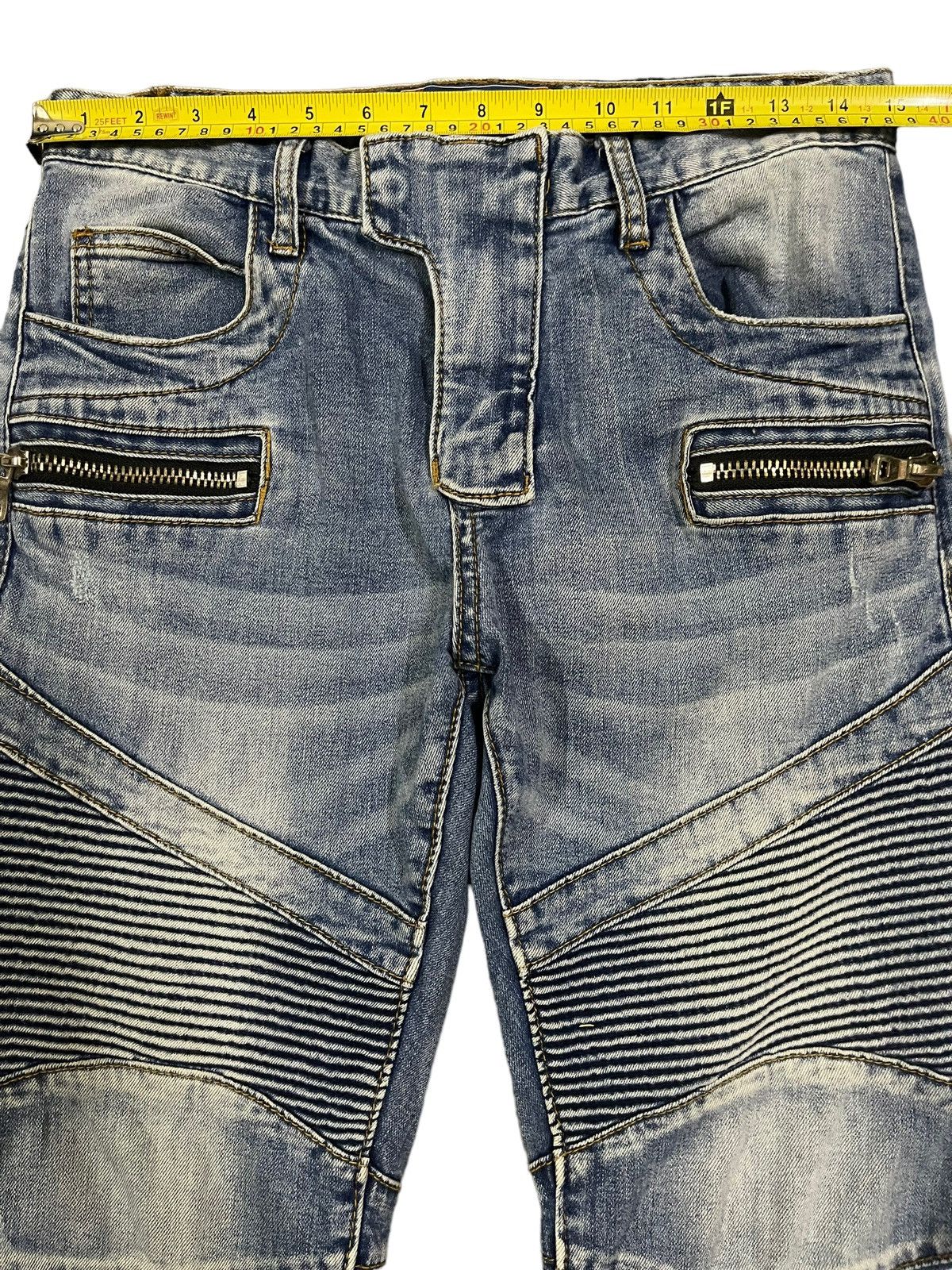 14th Addiction Vintage Japanese Brand Avant Garde Amiri Style Jeans Size US 30 / EU 46 - 9 Thumbnail