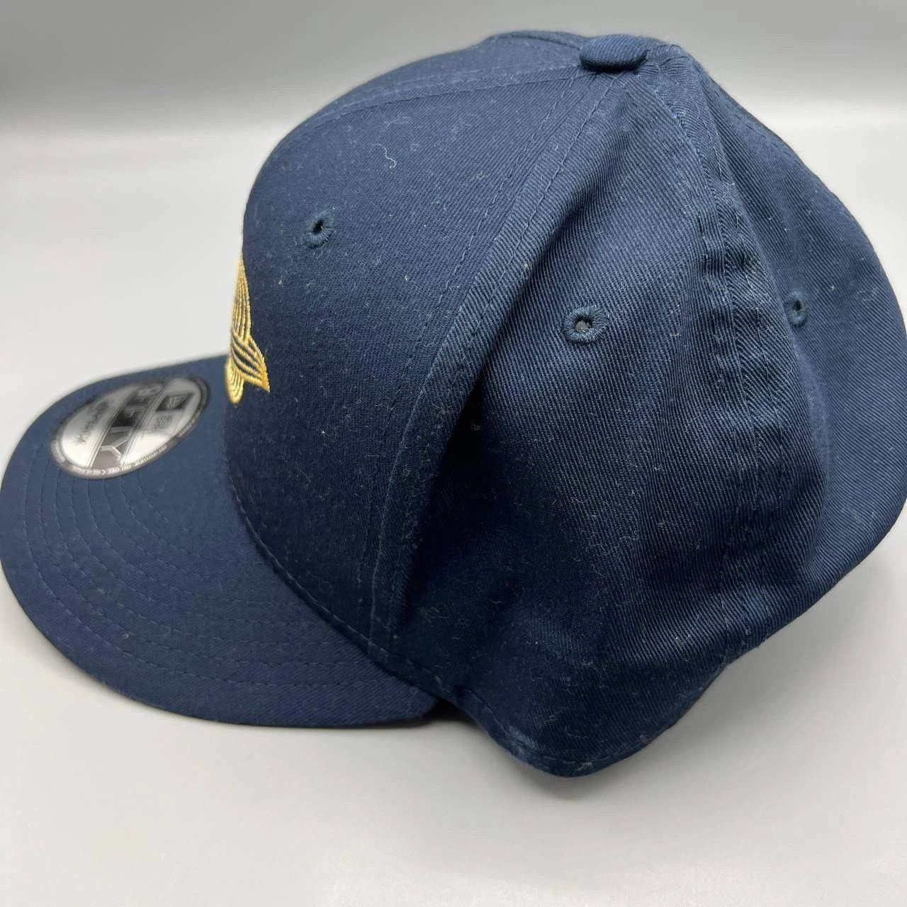 New Era Martell Hat Men Navy Blue Embroidered Snap Back Cap Size ONE SIZE - 7 Thumbnail