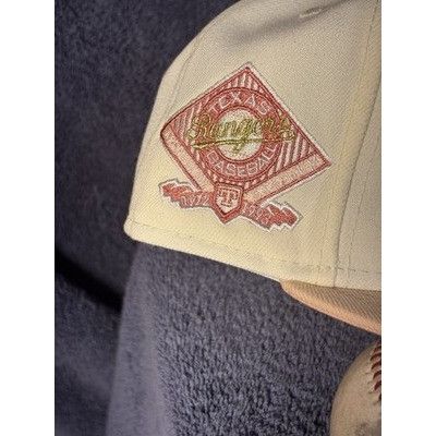 New Era Texas Rangers 59FIFTY Hat Club Cotton Candy Pack 25th Patch Size ONE SIZE - 3 Thumbnail