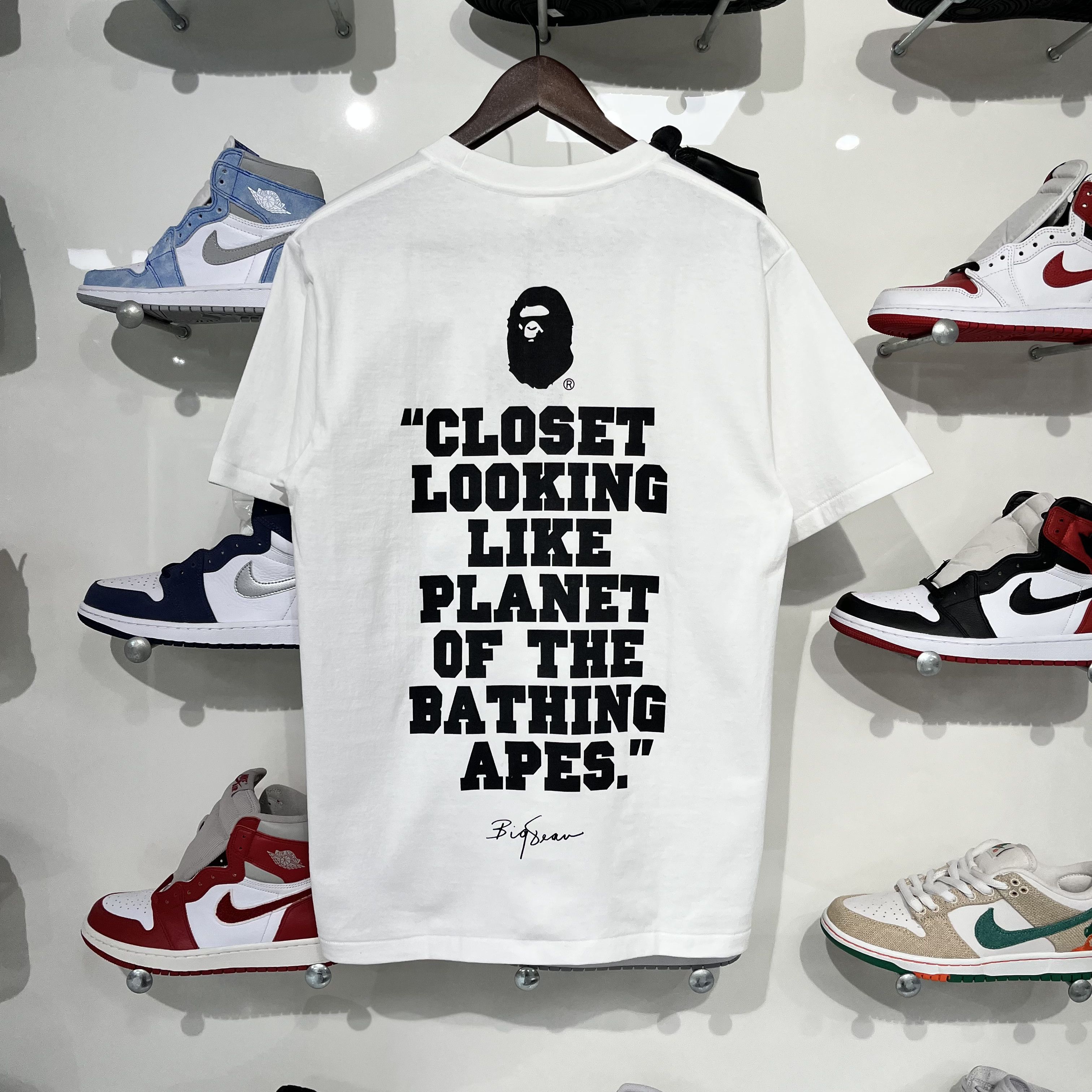 Bape × Swarovski Bape x Big Sean Swarovski Ape Head Tee White Size US M / EU 48-50 / 2 - 2 Thumbnail