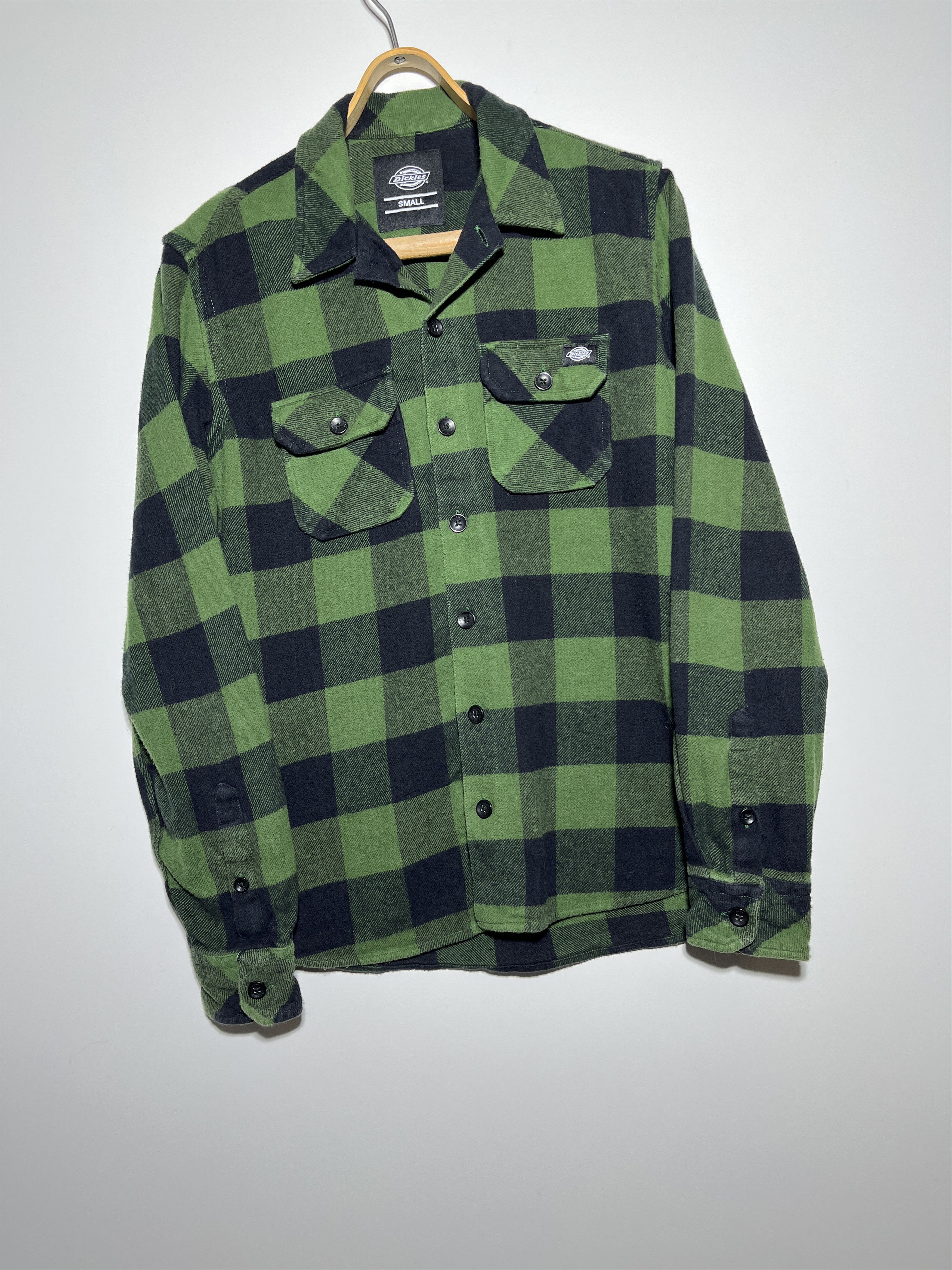 Dickies × Flannel Dickies Green Big Check Flannel Shirt Size S Size US S / EU 44-46 / 1 - 4 Thumbnail