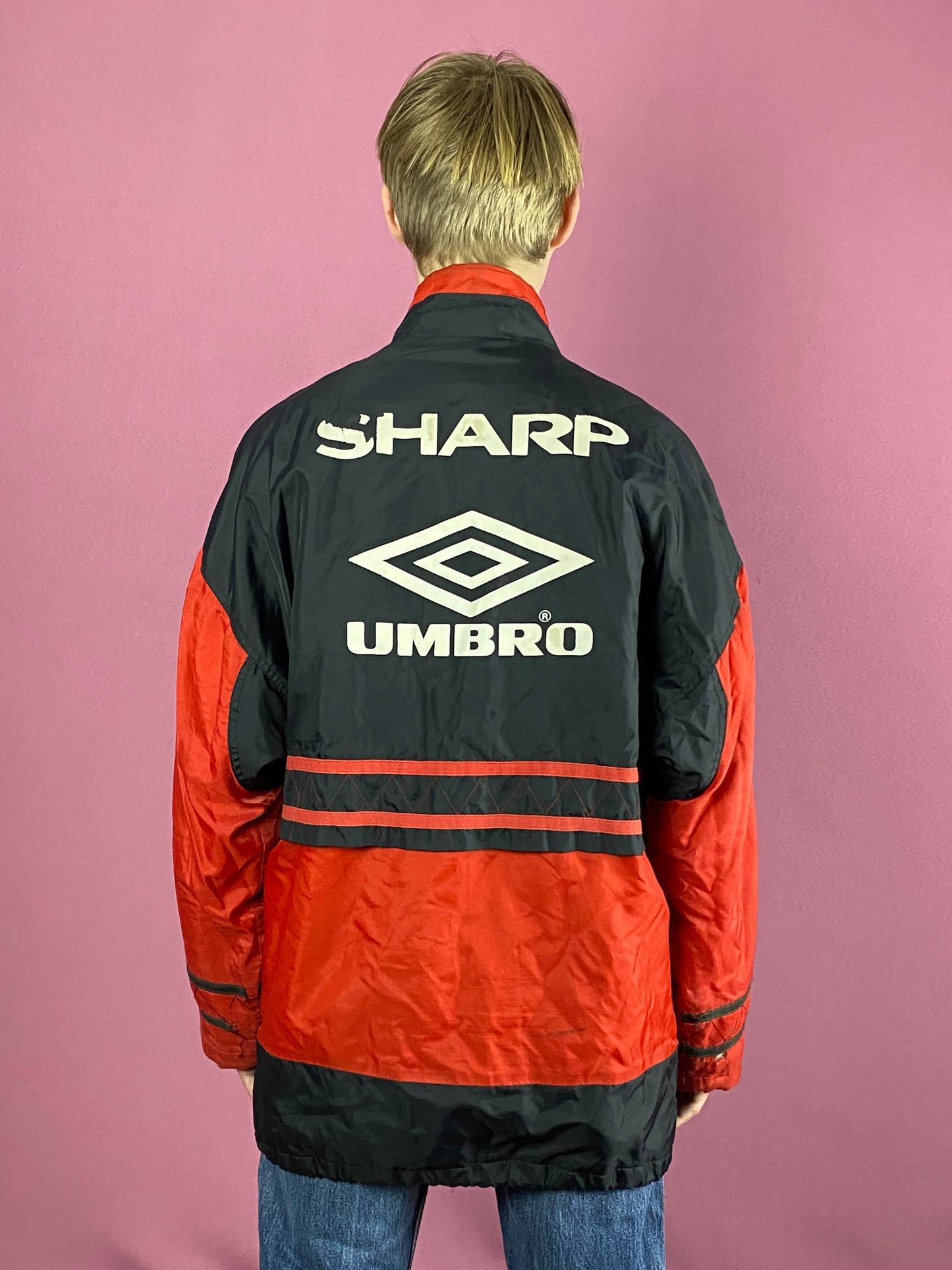 Umbro × Vintage 90s Sharp Umbro Manchester United Vintage Men's Jacket - Y Size US M / EU 48-50 / 2 - 3 Thumbnail