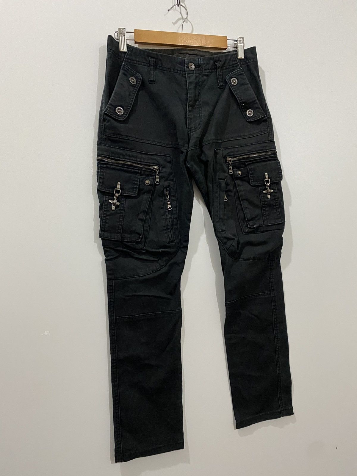 semanticdesign Semantic Design Multi Pocket Stretchy Cargo Pants Slim Size US 30 / EU 46 - 4 Thumbnail