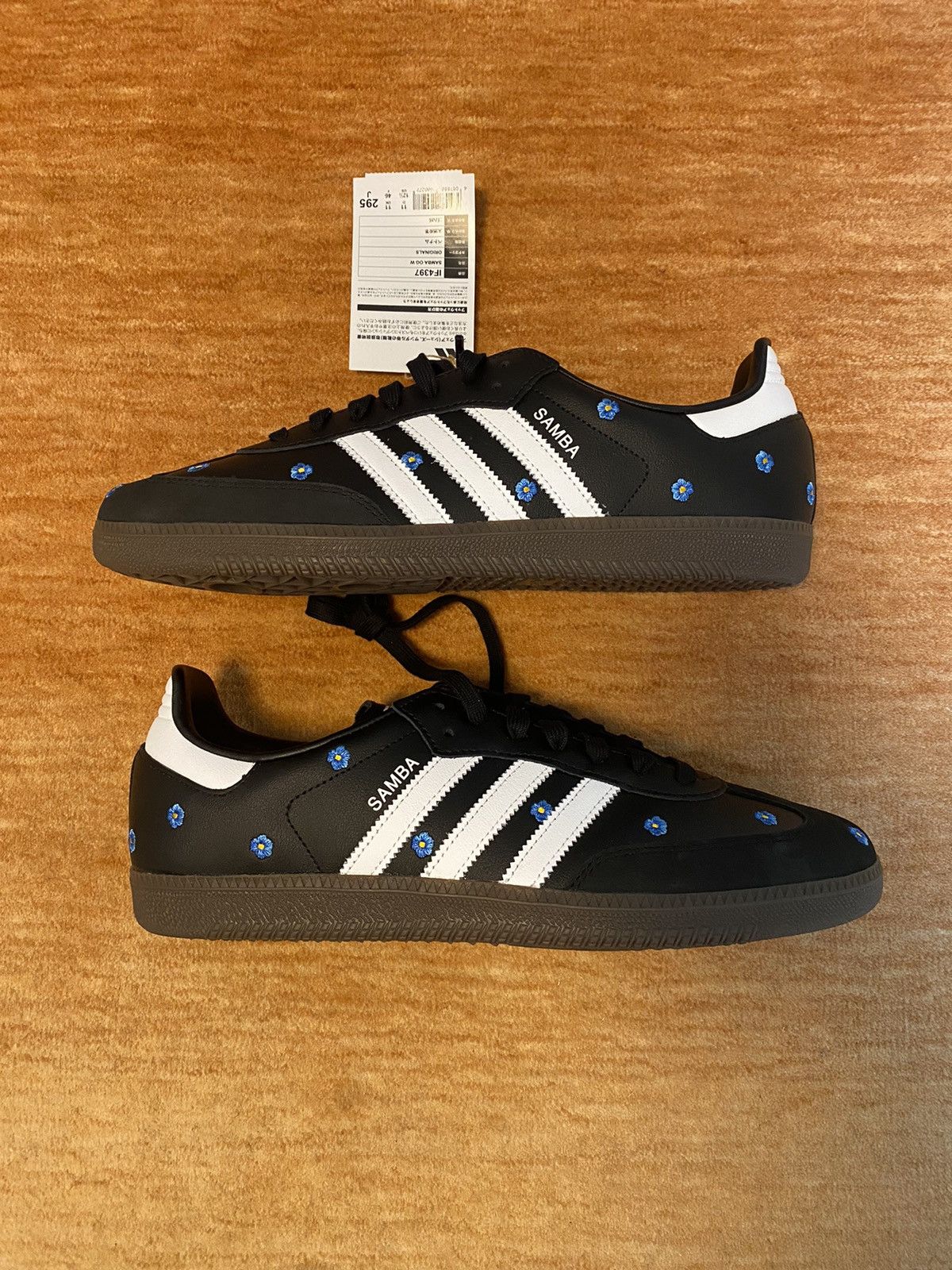 Adidas adidas Samba Light Blue Floral Core Black Women s Grailed