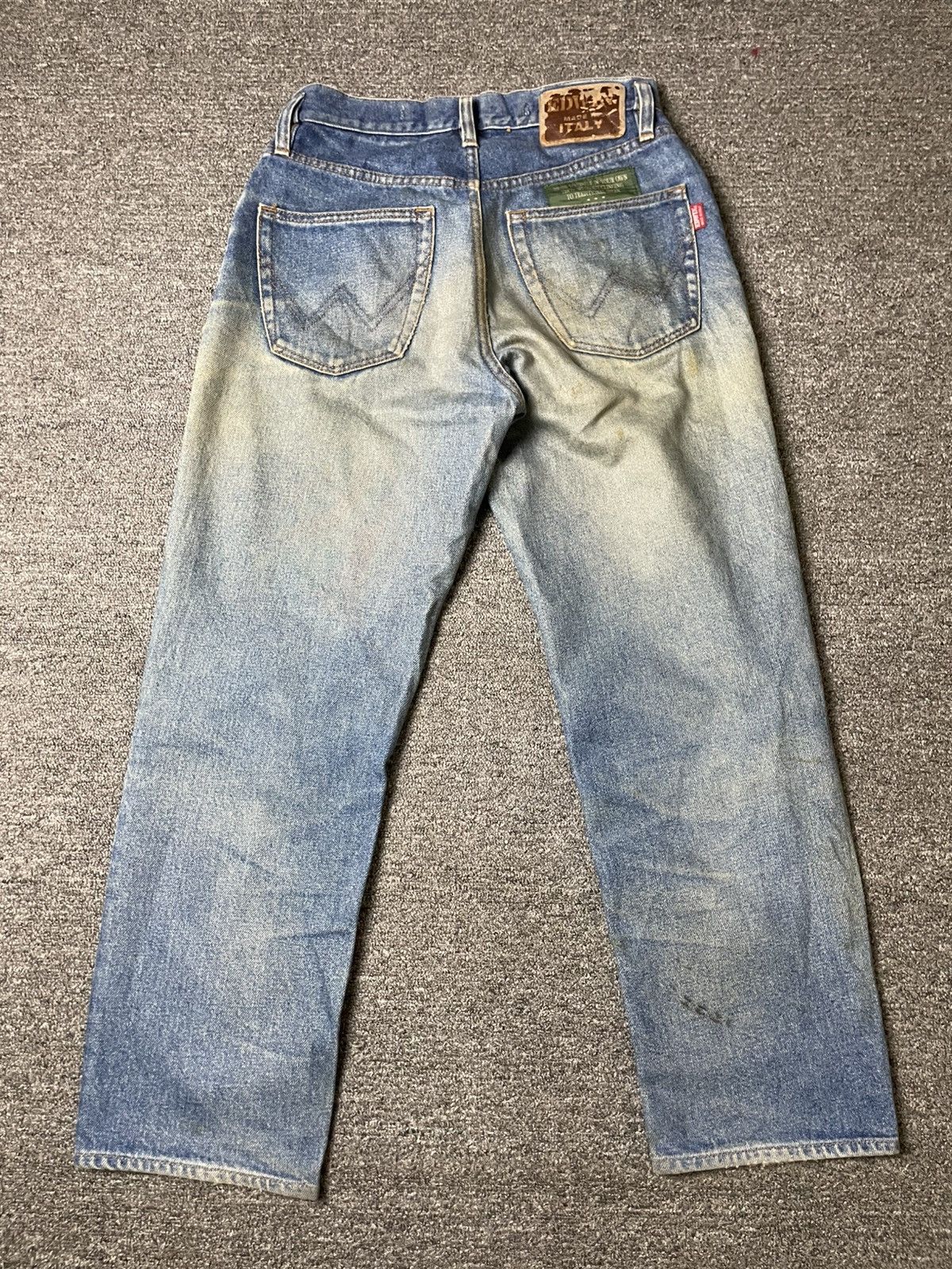 Edwin × Vintage Vintage EDWIN Loose Cut Ripped Jeans (117) Size US 28 / EU 44 - 12 Thumbnail
