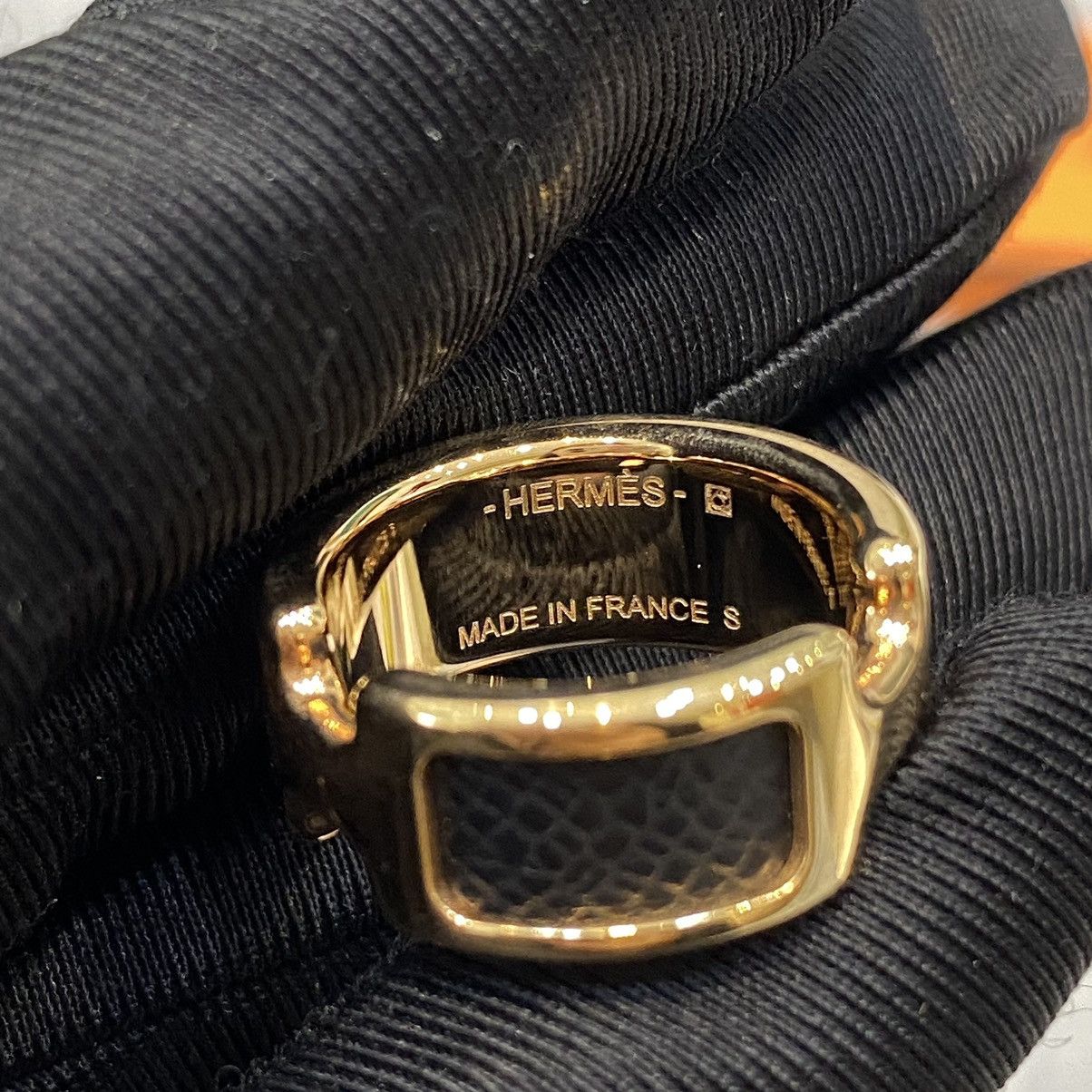 Hermes HERMES Bague PM Olympe Rings BLACK Size ONE SIZE - 7 Thumbnail