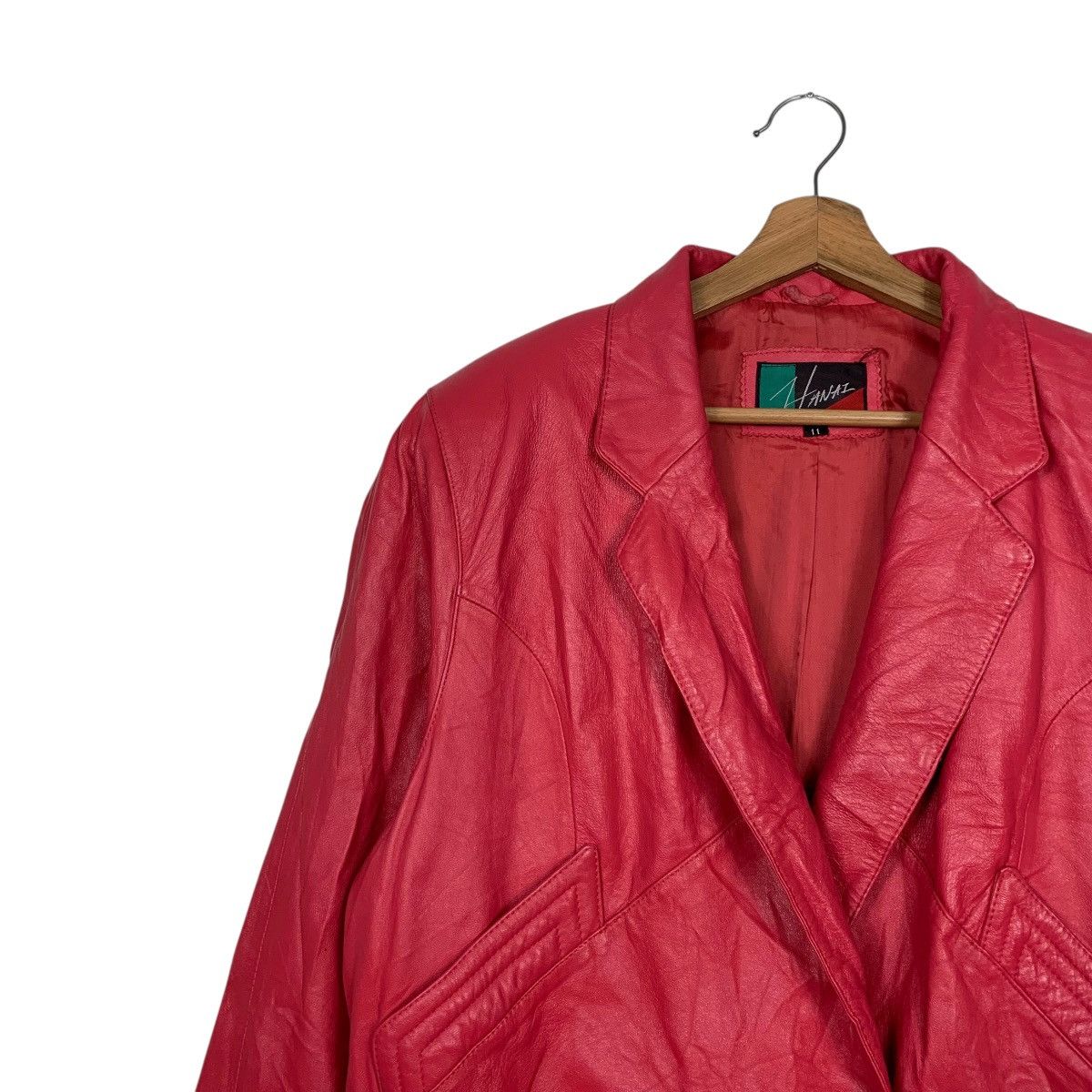 Japanese Brand Japanese Brand Hanaz Double Breasted Leather Jacket Size M / US 6-8 / IT 42-44 - 6 Thumbnail