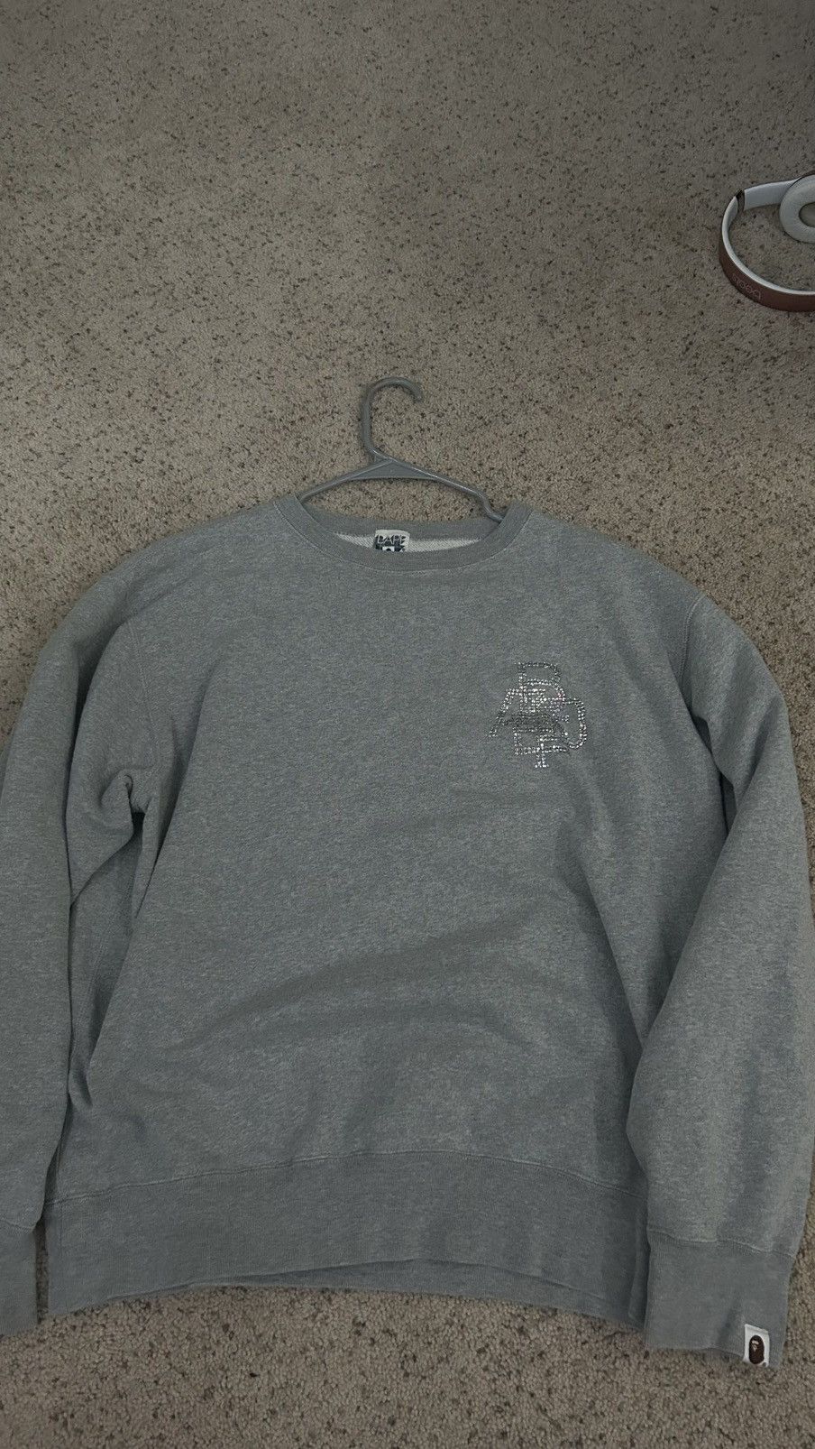 Bape Vintage Bape Rhinestone Crewneck Size US M / EU 48-50 / 2 - 1 Thumbnail