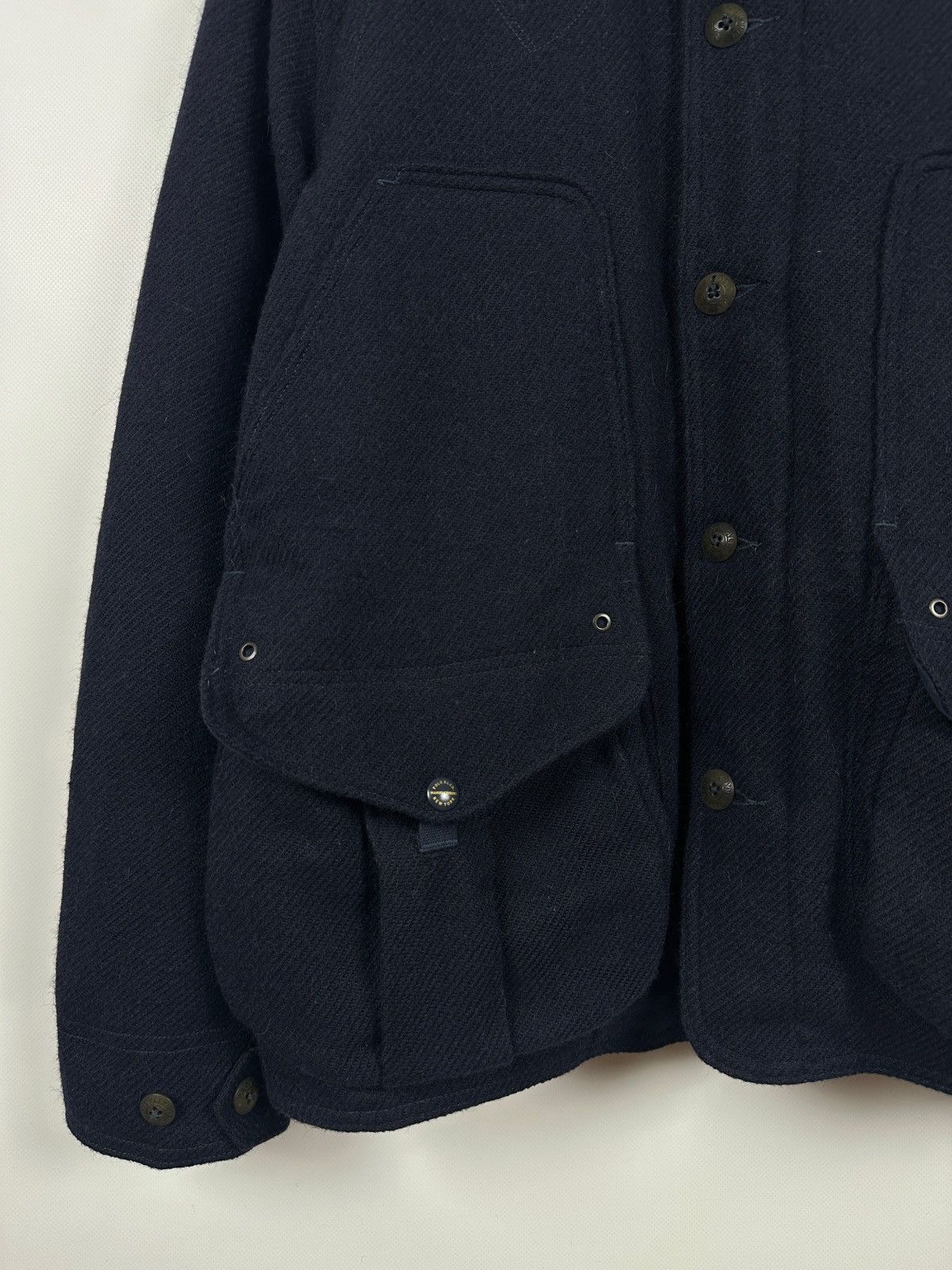 Polo Ralph Lauren Polo Ralph Lauren Wool/Alpaca Navy Blue Military Jacket Size US L / EU 52-54 / 3 - 8 Thumbnail