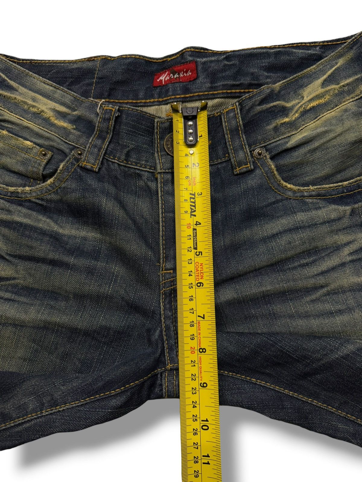 Japanese Brand Vintage Y2K Maraxia Bootcut Flared Denim | Vintage Fade W30 Size 30" / US 8 / IT 44 - 15 Thumbnail