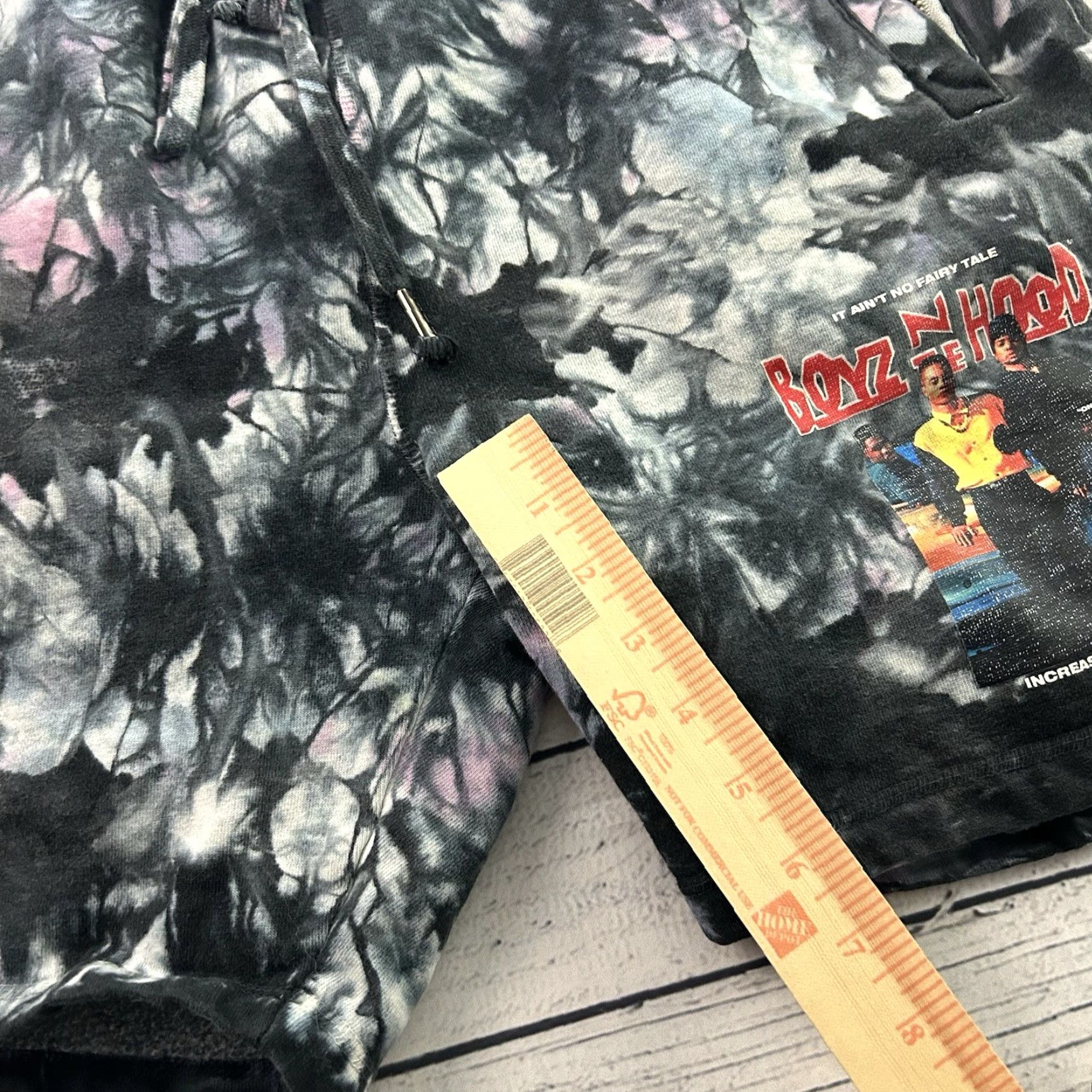 Palace Shoes Palace Tie Dye Pocket Zip Short Mens Medium Gray Sweat Shorts Size US 31 - 4 Thumbnail