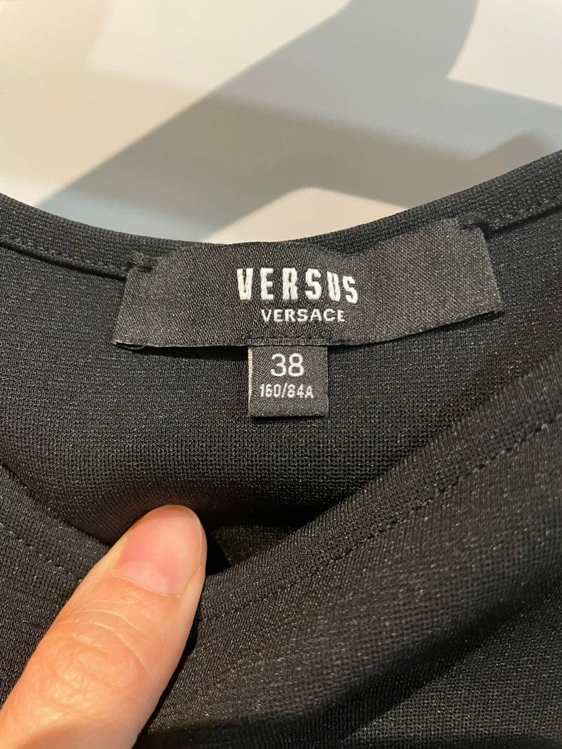 Versace Versace Sexy beautiful back patchwork little black dress Size S / US 4 / IT 40 - 2 Thumbnail