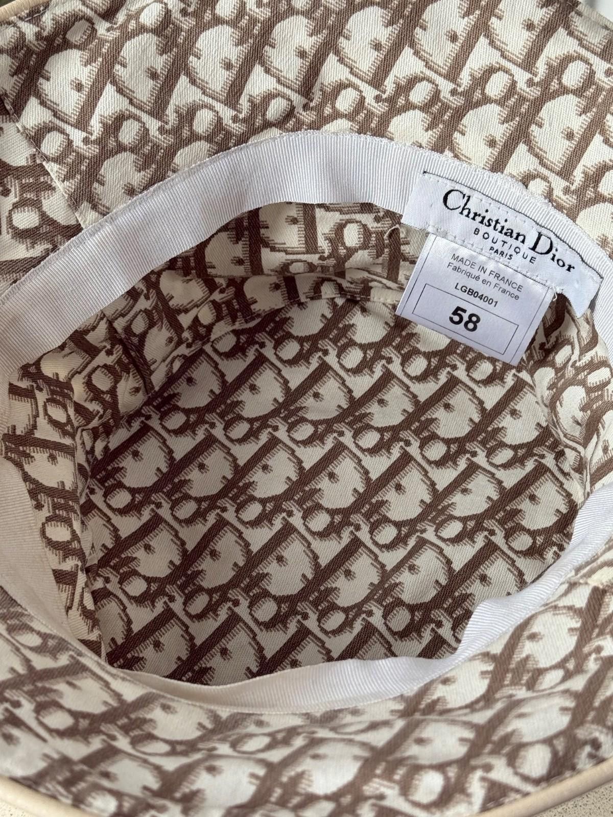 Dior Christian Dior by John Galliano Oblique Monogram Floral Hat Size ONE SIZE - 9 Thumbnail