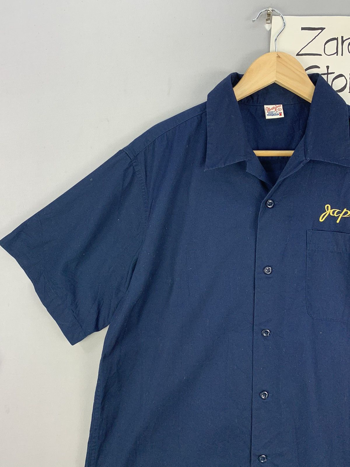 Japanese Brand Very Rare Vintage Sukajan Japan Bowling Shirt Size US L / EU 52-54 / 3 - 4 Thumbnail