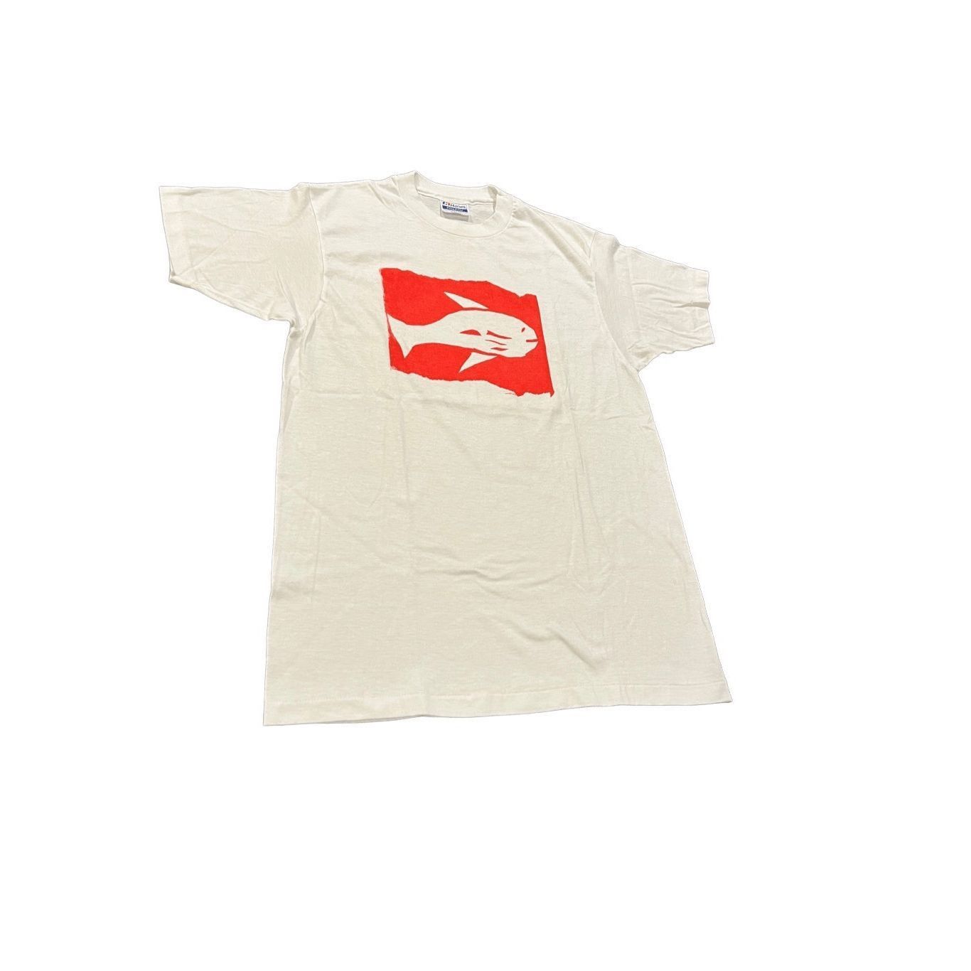 Hanes Vintage Rare HANES FISH LOGO single stitch T-shirt size L m Size US L / EU 52-54 / 3 - 1 Thumbnail