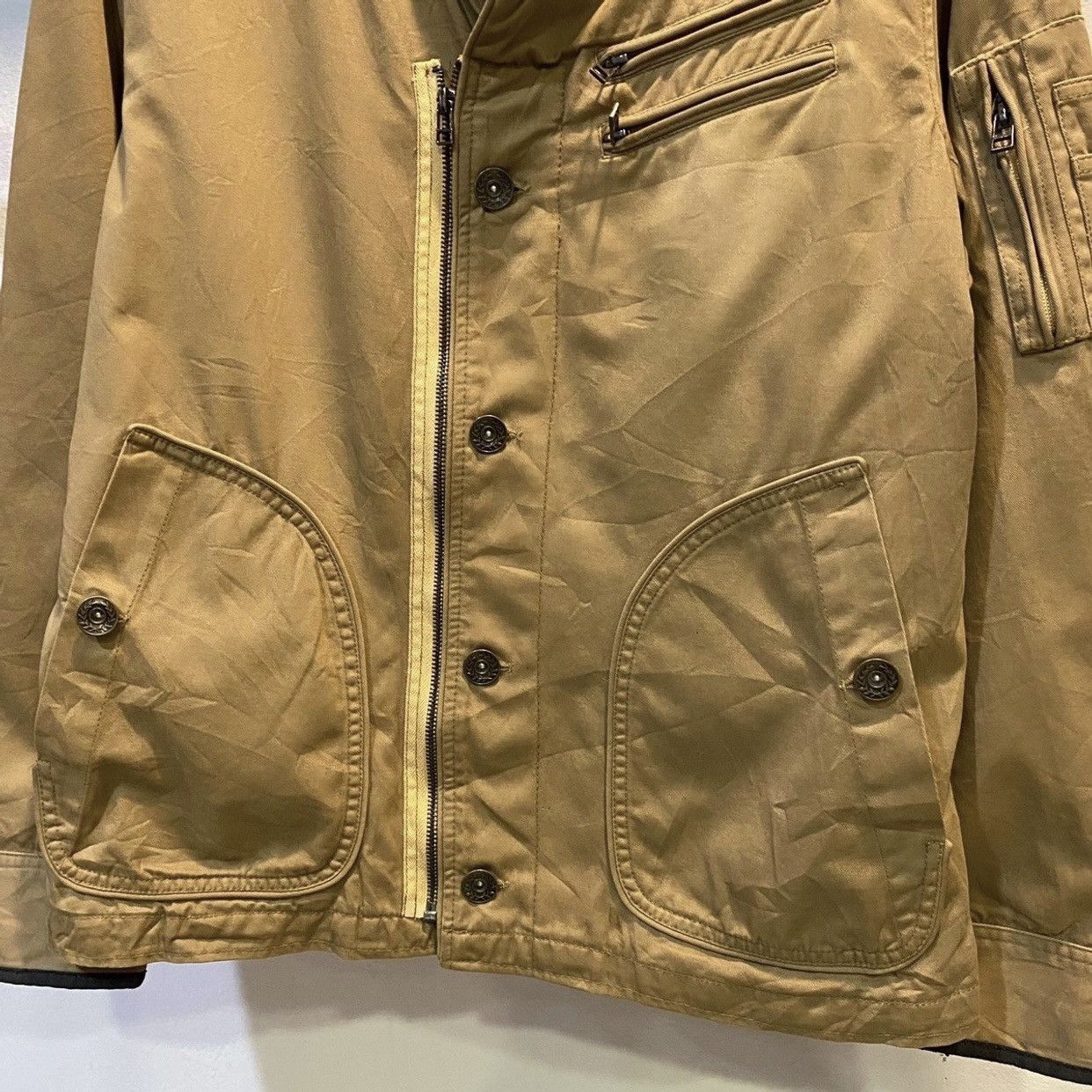 Hysteric Glamour CreateBarefoot Archive Tech Jacket Asymmetric Zip HighCollar Size US XL / EU 56 / 4 - 5 Thumbnail