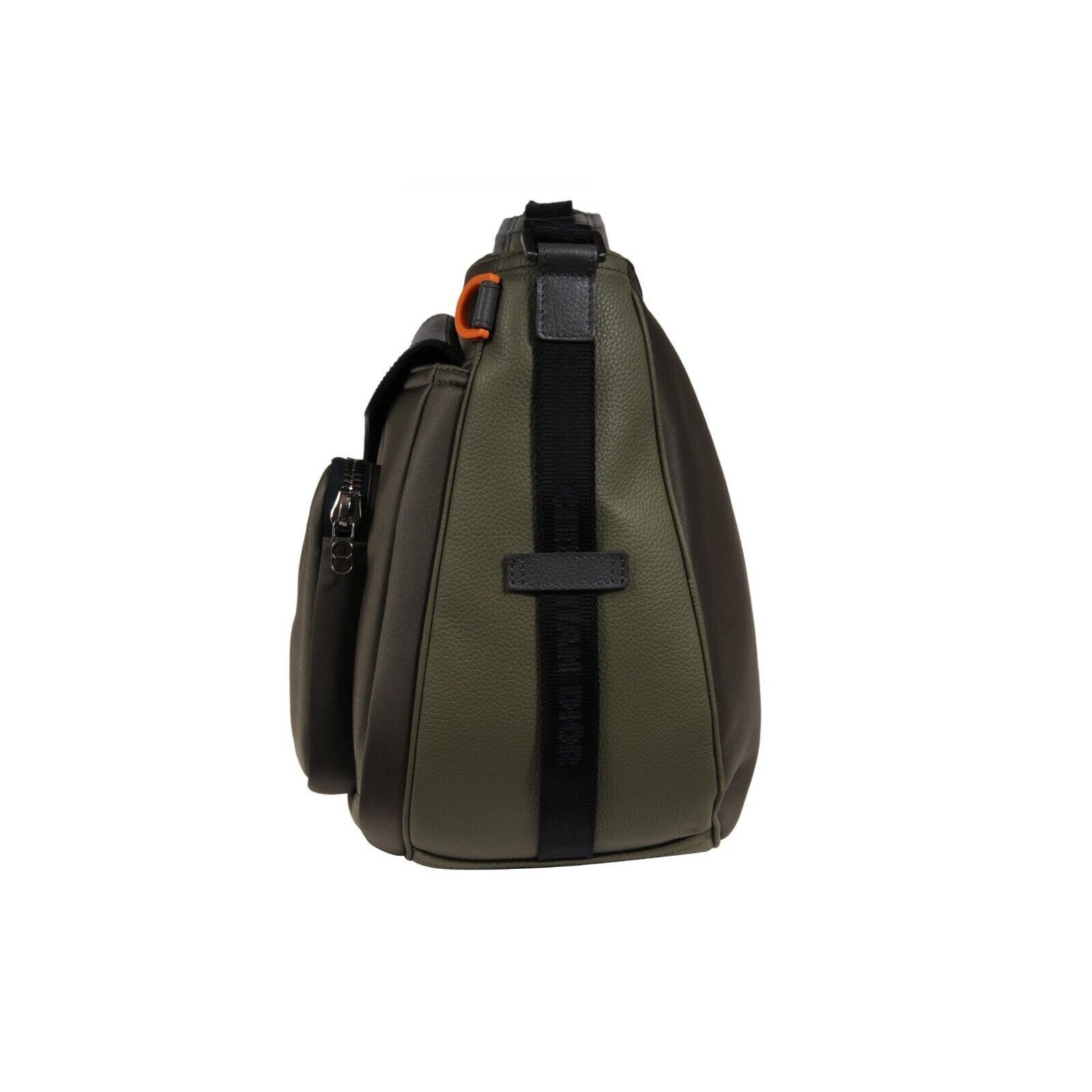 Dior × Sacai Saddle Messenger Bag Olive Green Navy Blue Leather - 02268 Size ONE SIZE - 8 Thumbnail