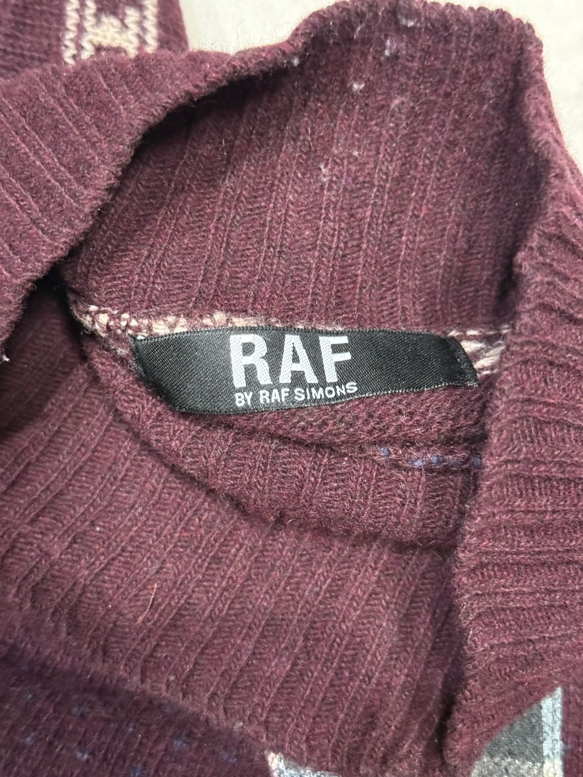 Raf Simons 2005 Raf Simons archive patched knit sweater Size US S / EU 44-46 / 1 - 6 Thumbnail