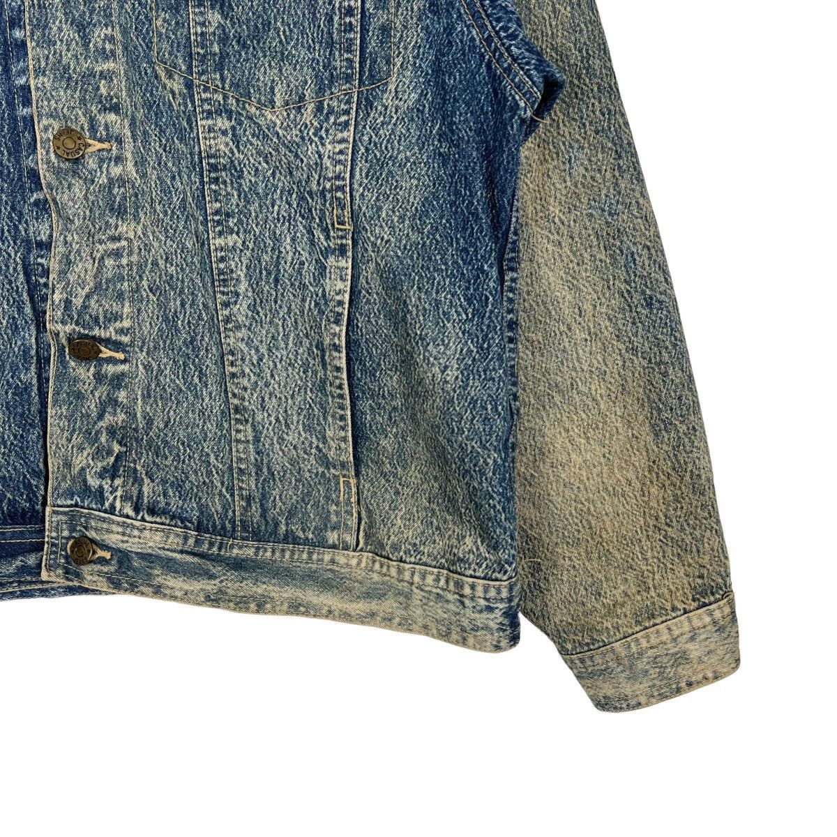 Japanese Brand 🔥 VERY RARE DYED TRUCKER DENIM JACKET Size US M / EU 48-50 / 2 - 5 Thumbnail