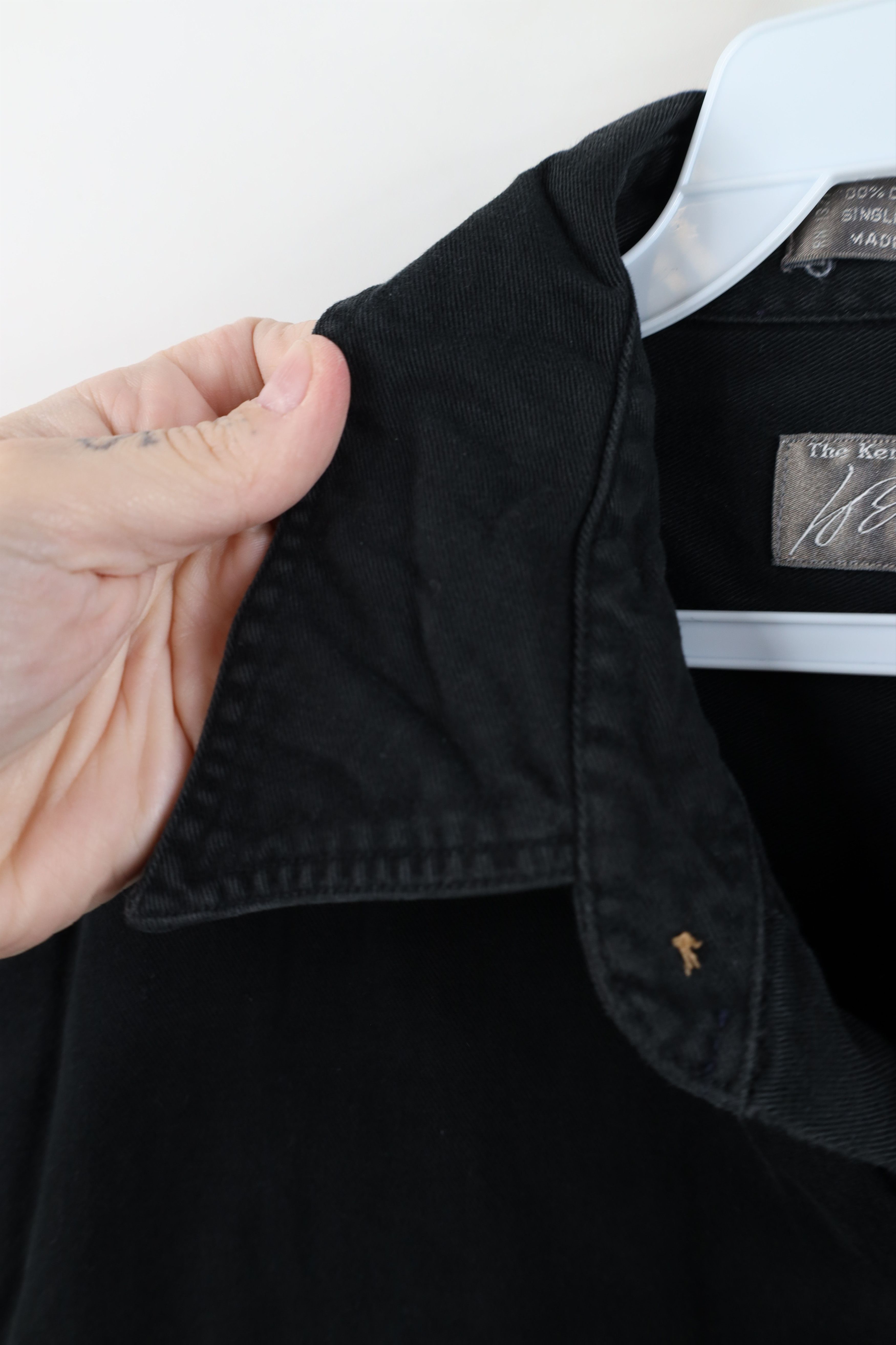 Vintage Vintage 90s Streetwear Big Pocket Cotton Twill Button Shirt Size US L / EU 52-54 / 3 - 10 Thumbnail