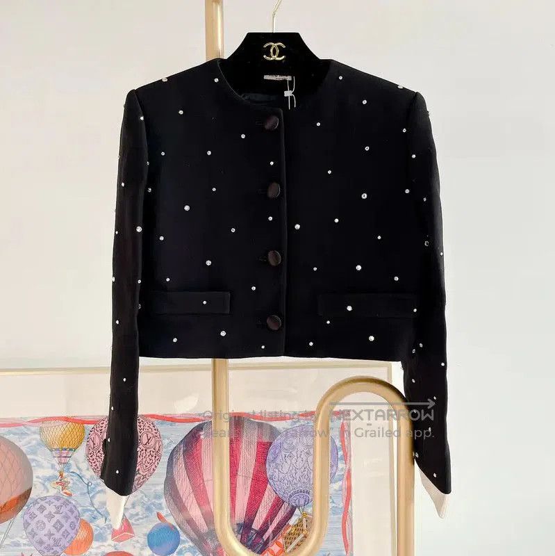 Miu Miu Black Spring Autumn Jacket for Women .