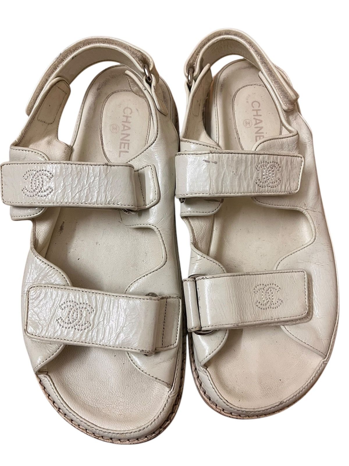Chanel Chanel Dad Sandals Size US 8 / IT 38 - 1 Thumbnail