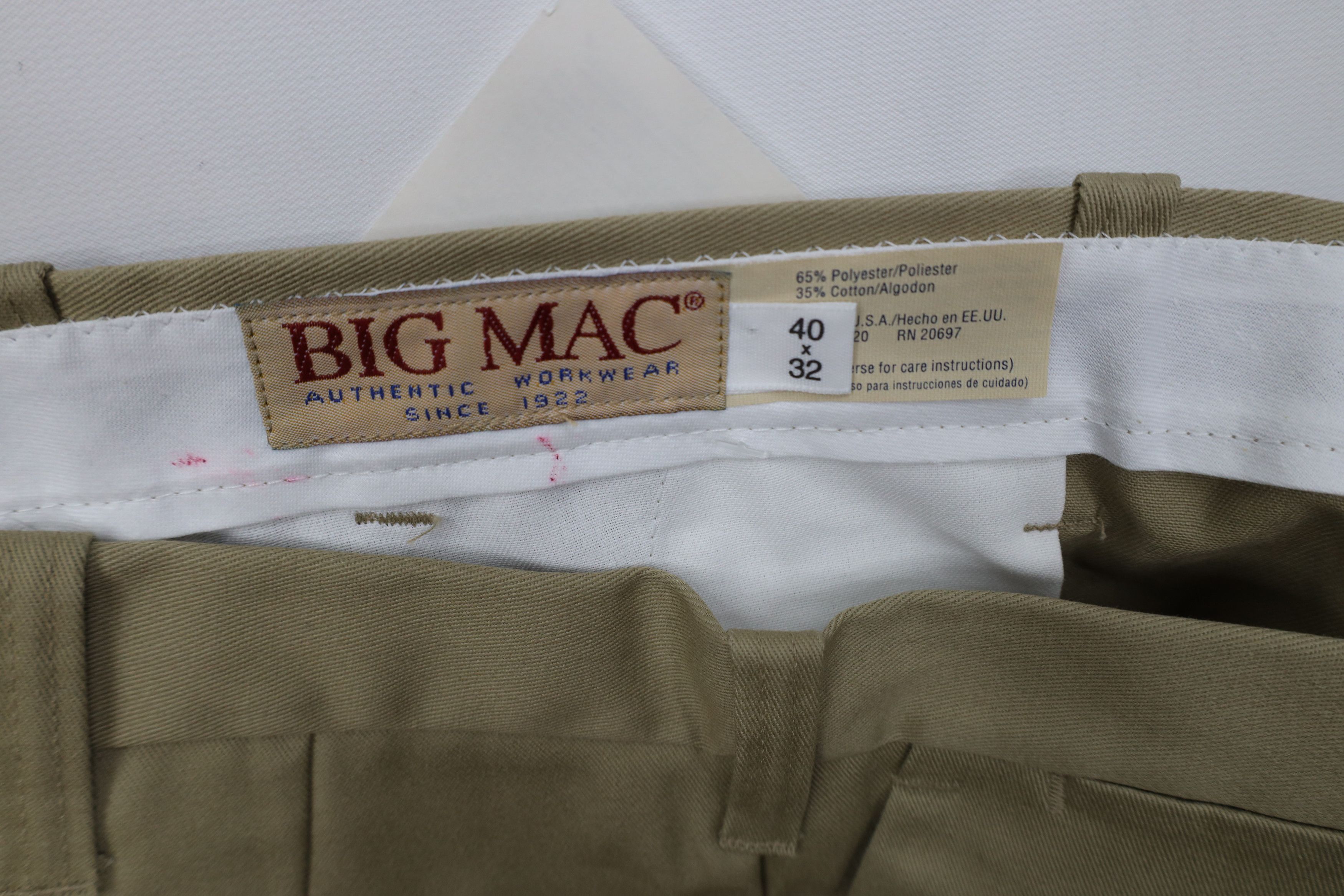 Vintage Deadstock Vintage 80s 90s Big Mac Rugged Twill Work Pants Size US 40 / EU 56 - 7 Thumbnail