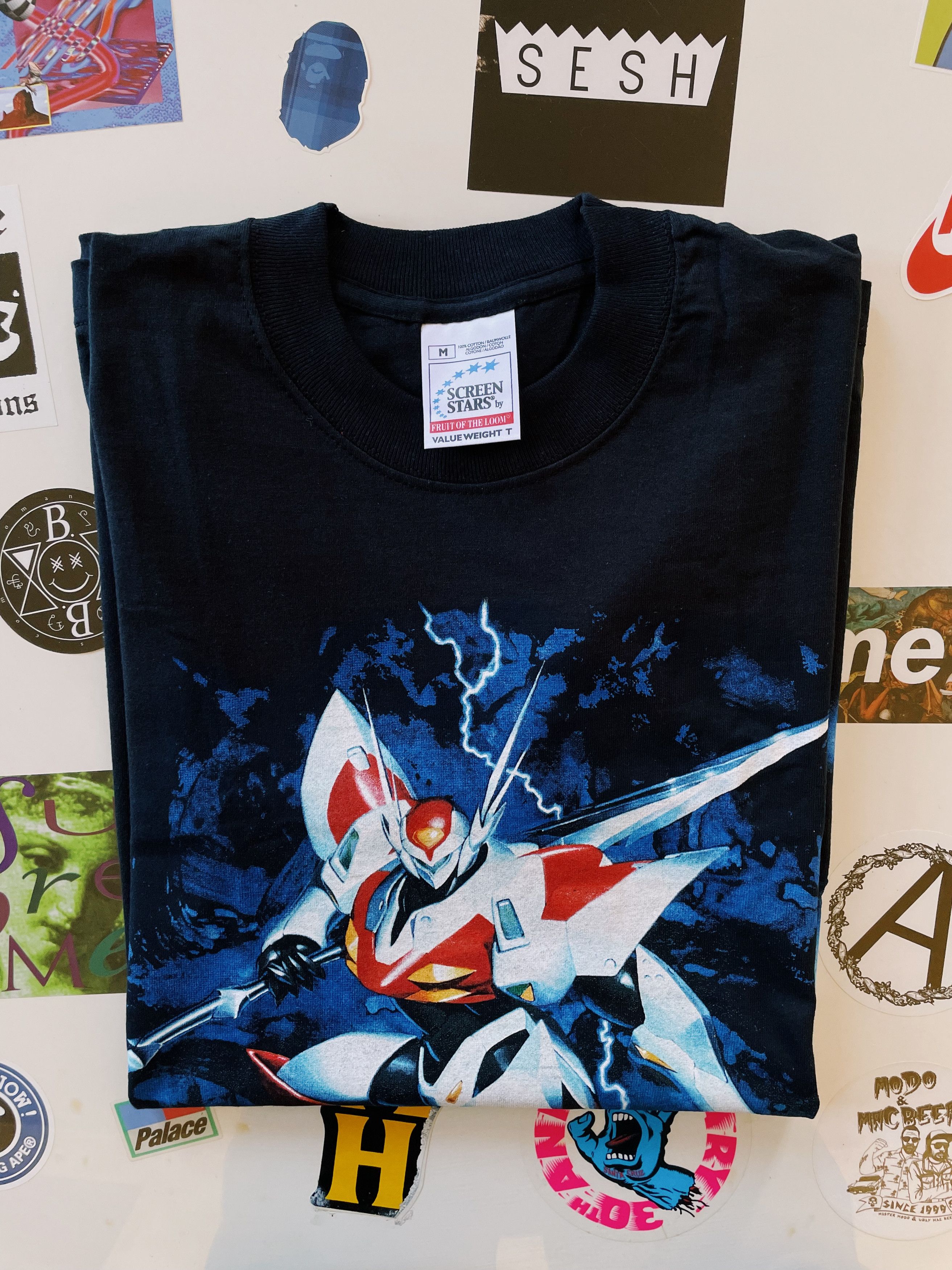 Anime × Japanese Brand × Vintage Vintage 2000 Star Knight Tekkaman Blade Promo T-shirt Black Size US M / EU 48-50 / 2 - 6 Thumbnail