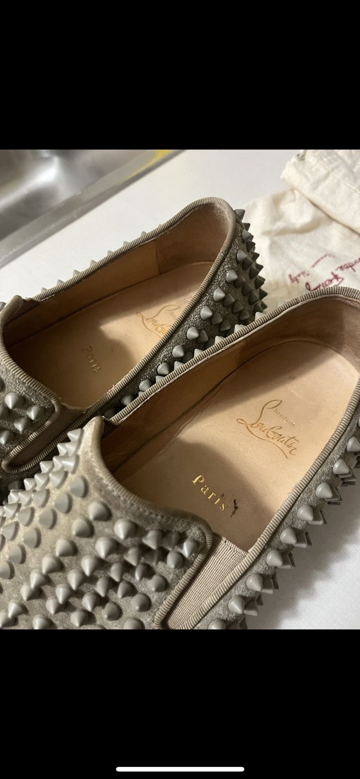 Christian Louboutin Khaki christian louboutin Size US 8.5 / EU 41-42 - 6 Thumbnail