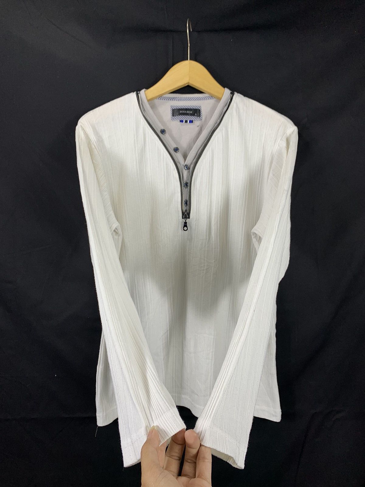 14th Addiction SICK NOTA BENE DOUBLE LAYER LONG SLEEVE IFSIXWASNINE PUNK Size US L / EU 52-54 / 3 - 3 Thumbnail