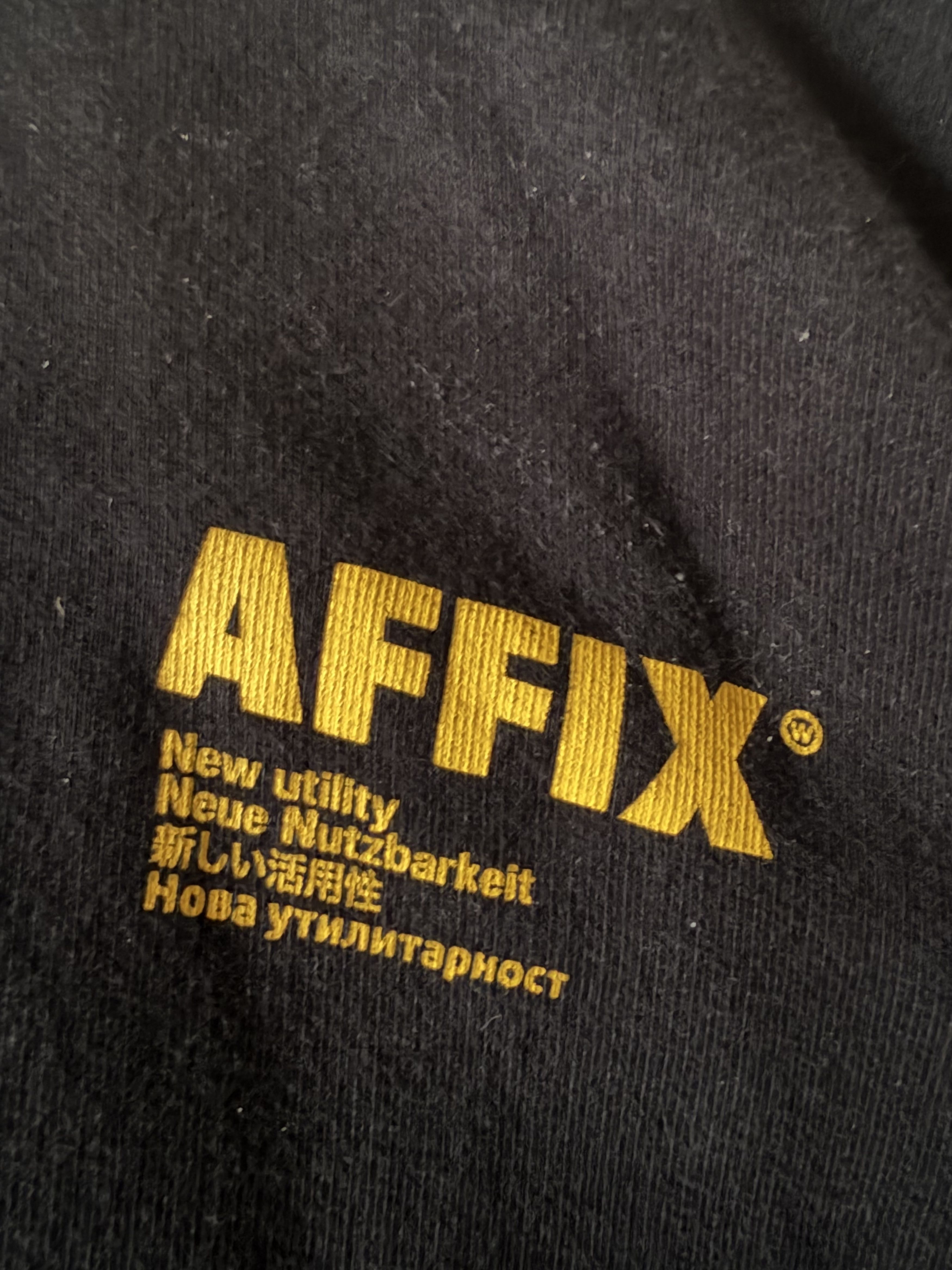 AFFXWRKS Black and yellow black and yellow black and yellow Size US S / EU 44-46 / 1 - 2 Thumbnail