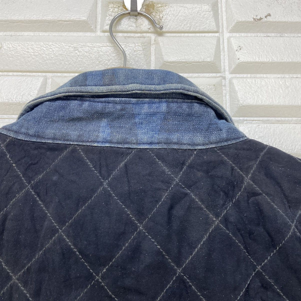 In The Attic 🔥In The Attic Camouflage Synthetic Leather + Denim Jacket Size US XXL / EU 58 / 5 - 8 Thumbnail