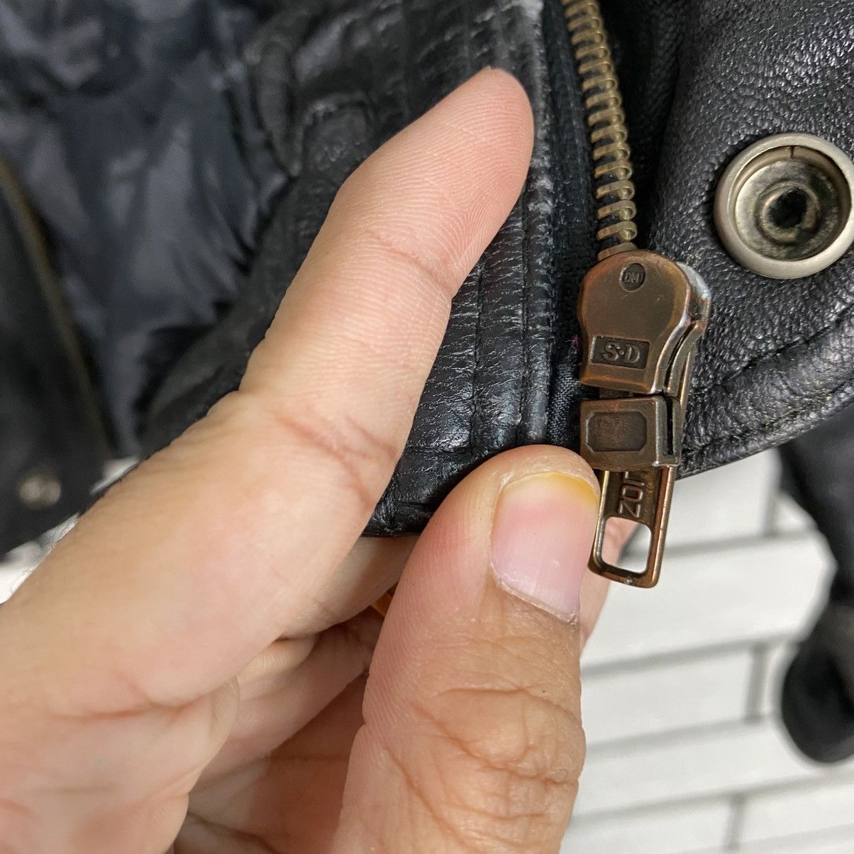 Japanese Brand 📌Vintage Fly Leather Jacket Blanket Gynreo Issey Miyake Size US M / EU 48-50 / 2 - 19 Thumbnail