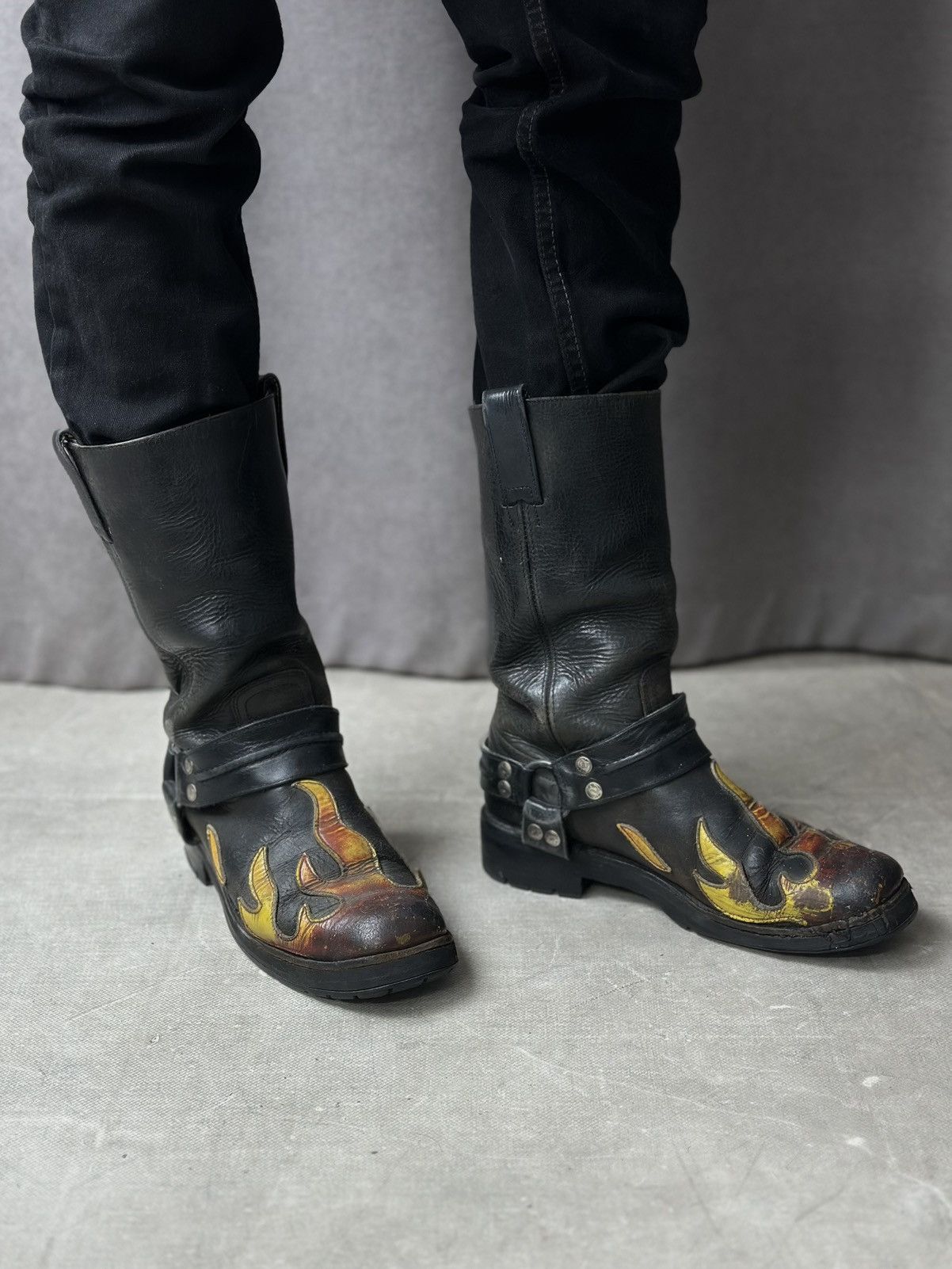 New Rock Vintage New Rock Fire 🔥 Boots Avantgarde Leather Rick Owens Size US 8 / IT 38 - 3 Thumbnail