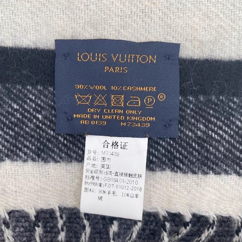 Louis Vuitton Louis Vuitton Piano key wool scarf Size ONE SIZE - 4 Thumbnail