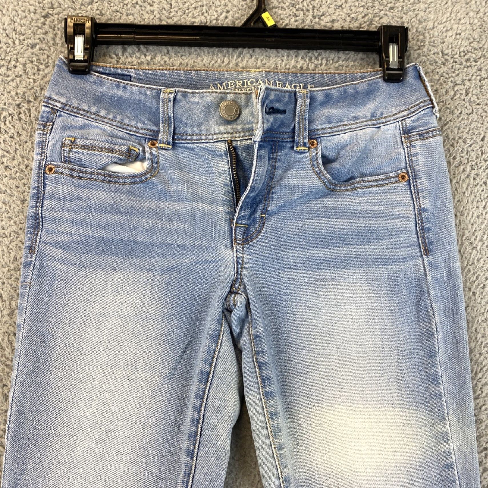 Lucky Brand Lucky Brand Jeans Women's 30X28 Slim Fit Distressed Blue Denim 90s Retro Size 30" / US 8 / IT 44 - 2 Thumbnail
