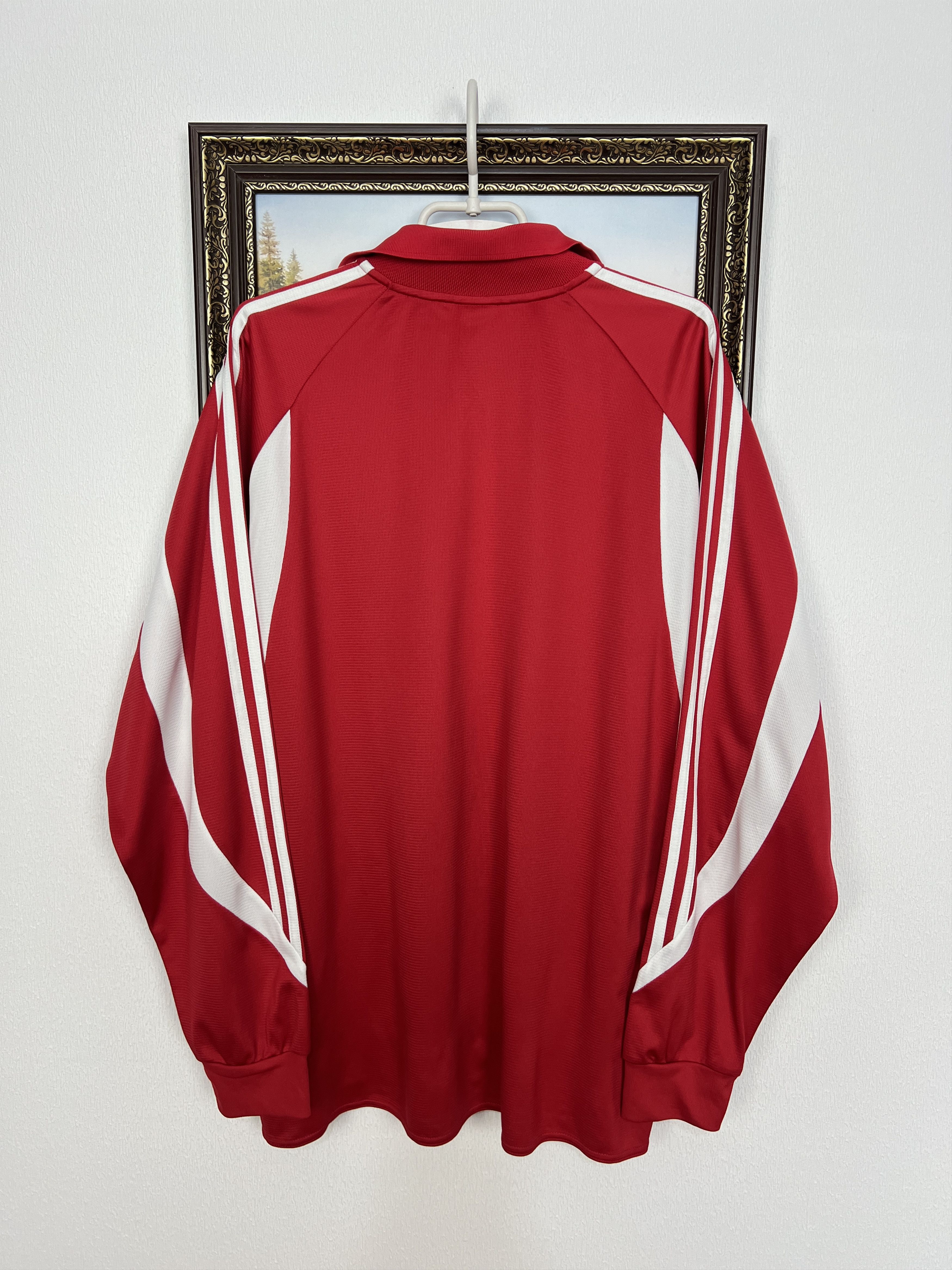 Adidas Football Template Shirt Soccer Long Sleeve Jersey Trikot Size US XL / EU 56 / 4 - 8 Thumbnail