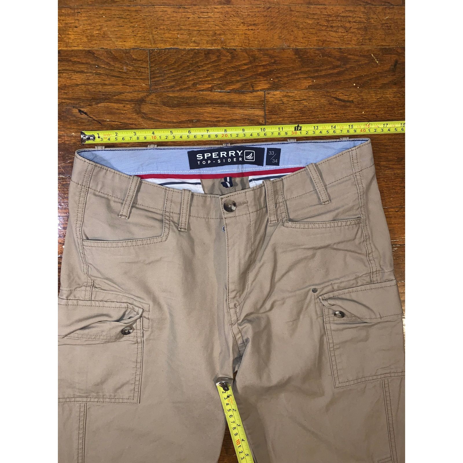 Sperry Sperry Top-Sider Cargo Pants Khaki 33x34 Utility Outdoors Size US 33 - 4 Thumbnail