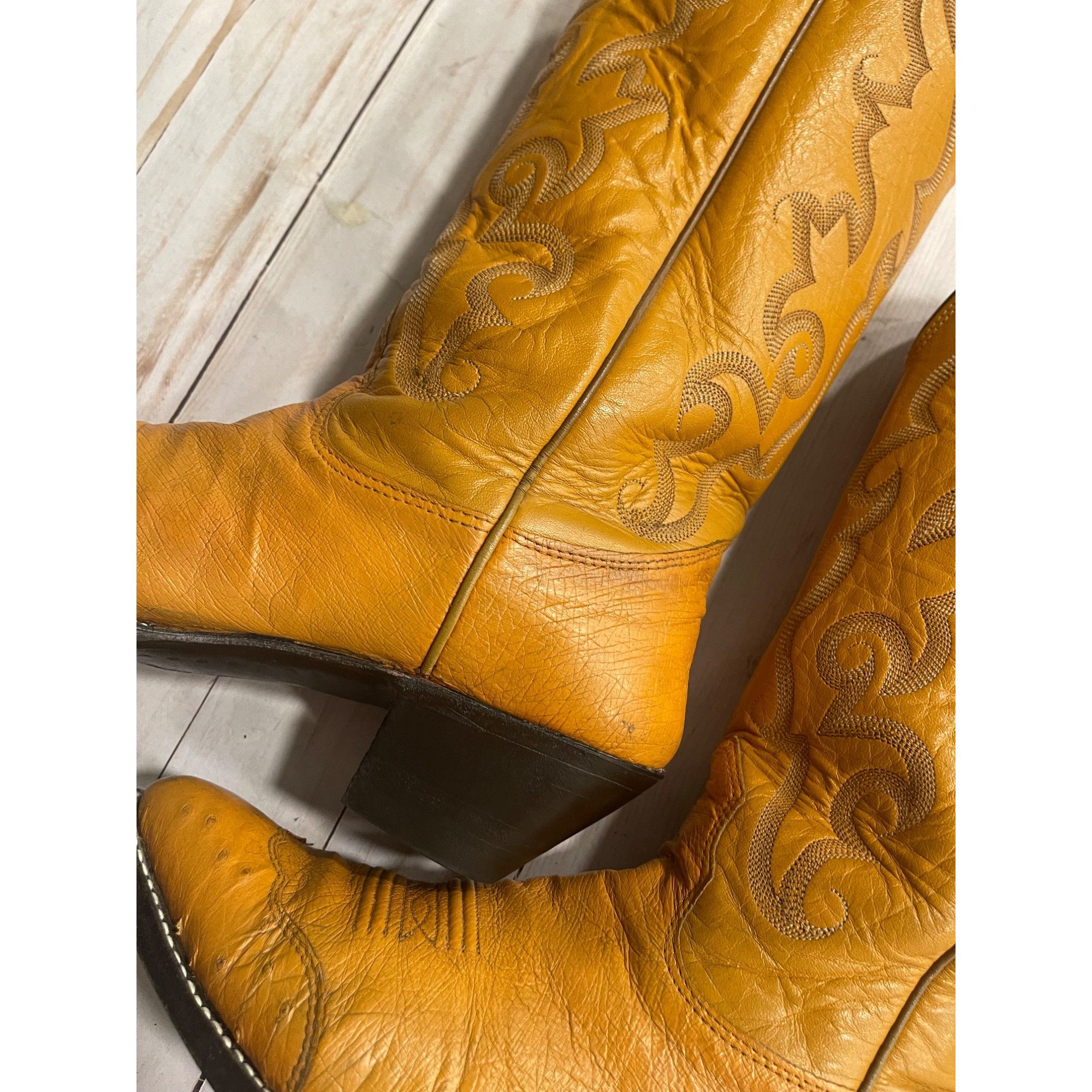 Nocona Nocona Buttercup made in USA Vintage, Western Cowboy Dance H Size US 7.5 / IT 37.5 - 7 Thumbnail