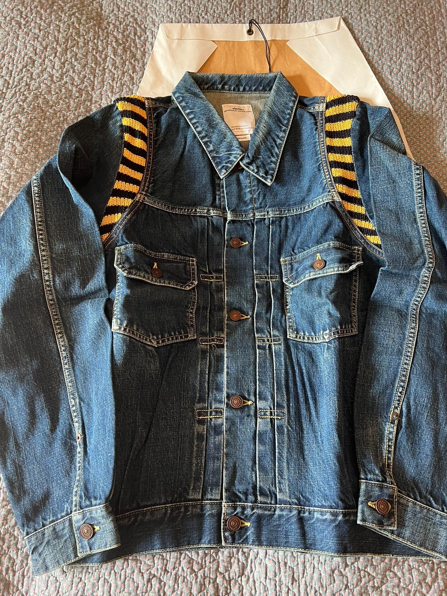 Visvim VISVIM 101 JKT JUMBO DMGD 18SS Size US L / EU 52-54 / 3 - 1 Thumbnail
