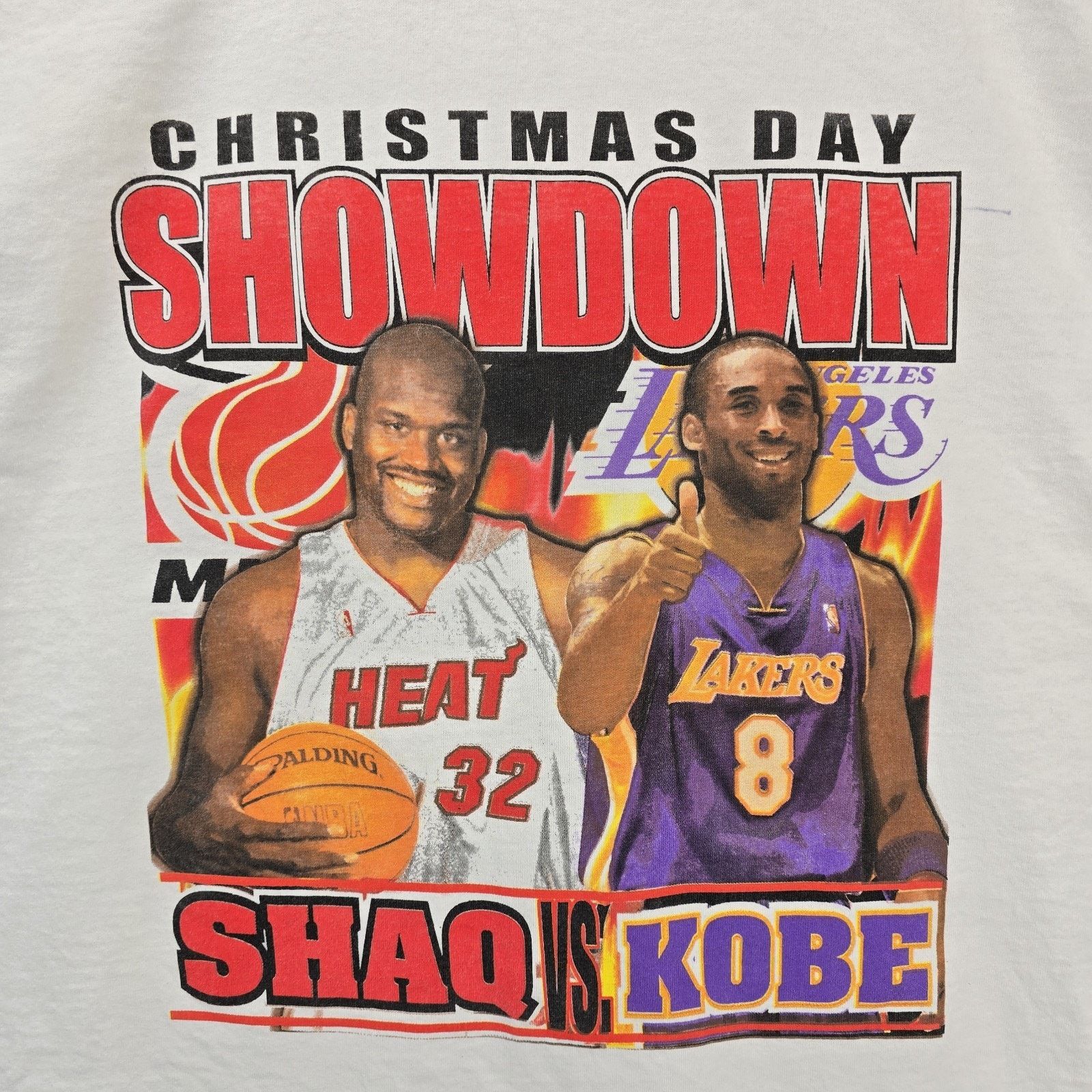 Other Vintage Kobe vs Shaq Shirt XXL Christmas Day Showdown 2004 Size US XXL / EU 58 / 5 - 3 Thumbnail