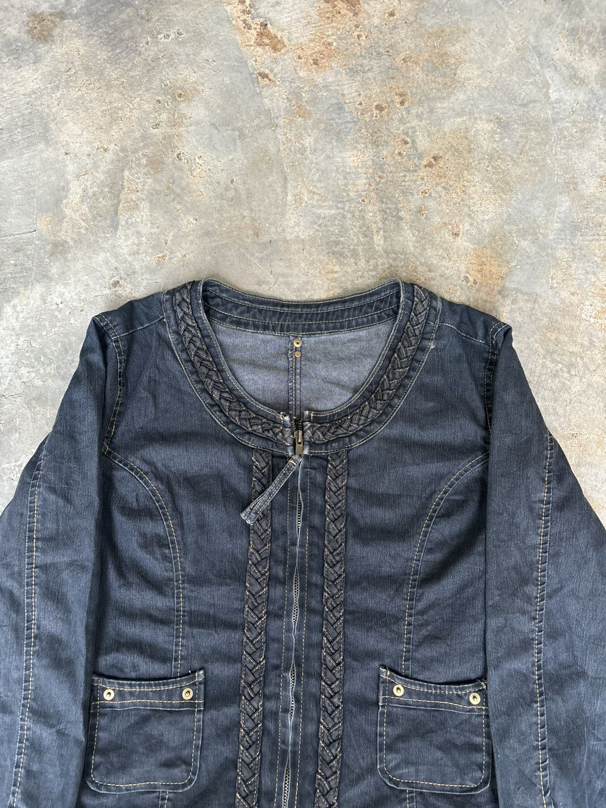 If Six Was Nine Y2k Sun rose Ifsixwaenine Lgb Style Denim jacket Size M / US 6-8 / IT 42-44 - 5 Thumbnail