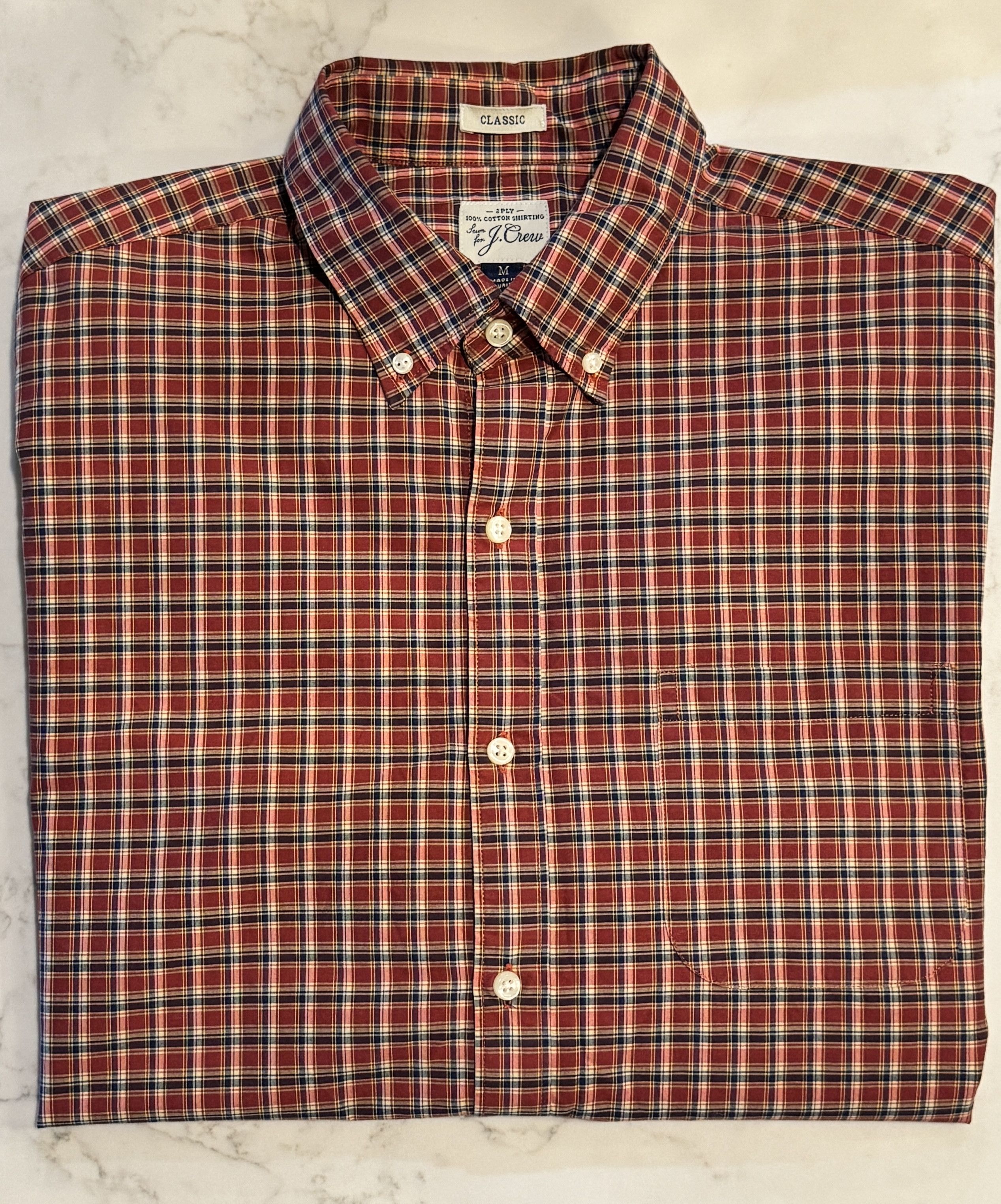 J.Crew J. Crew 2-PLY Button Down Shirt Size US M / EU 48-50 / 2 - 1 Preview